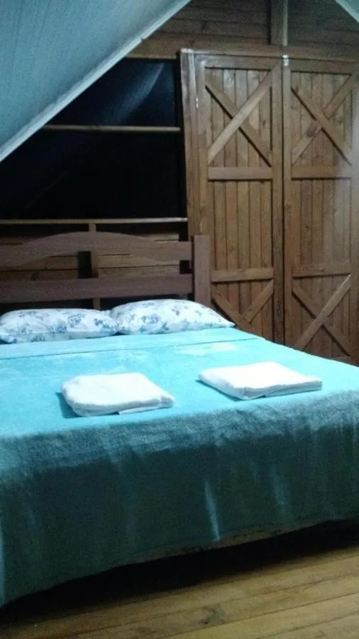 Bed in Pousada Rancho do Nhesko