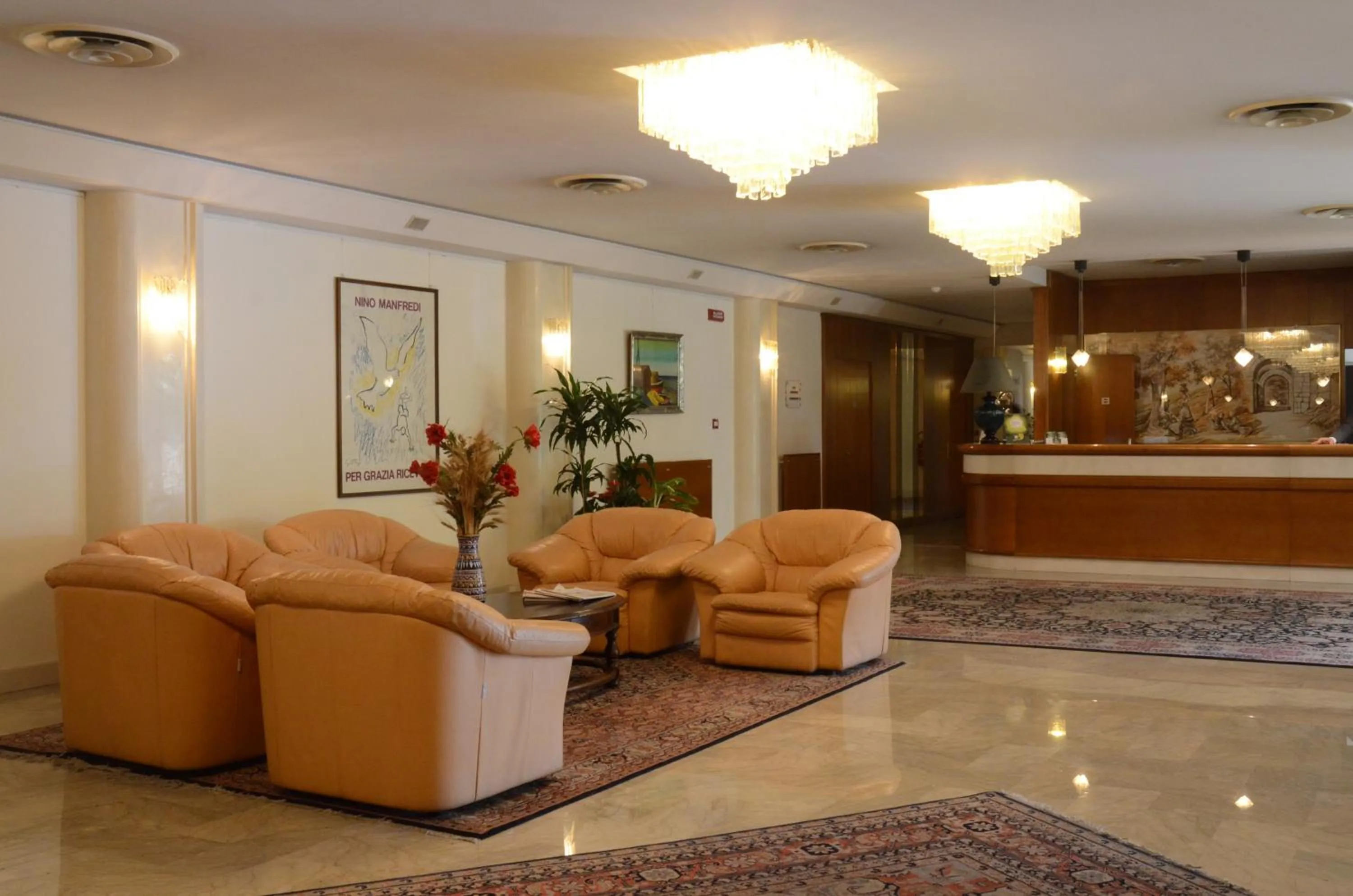 Lobby or reception in Hotel Bassetto