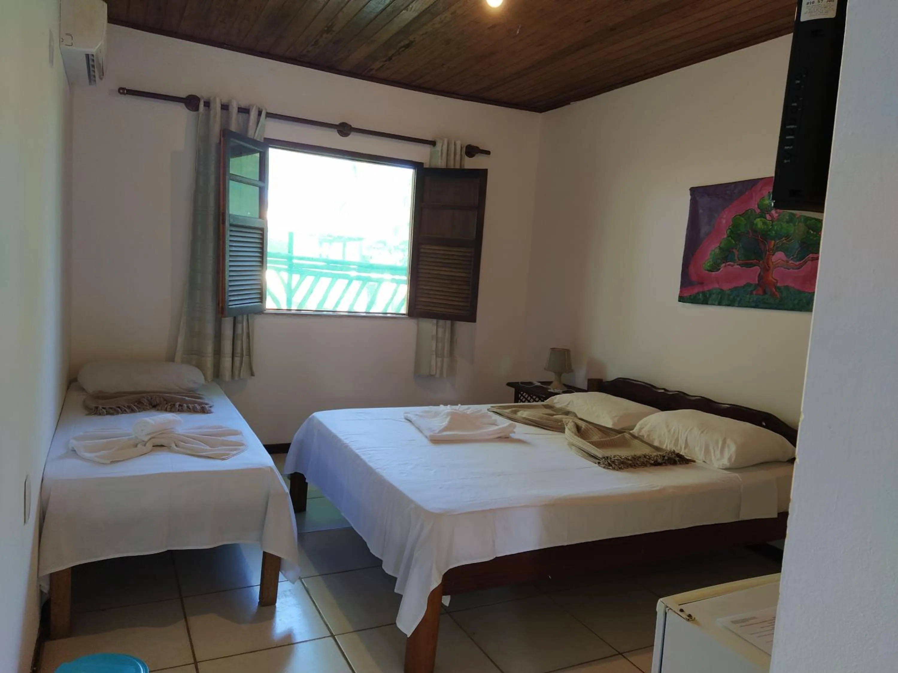 Bed in Pousada Canto De Imbassai