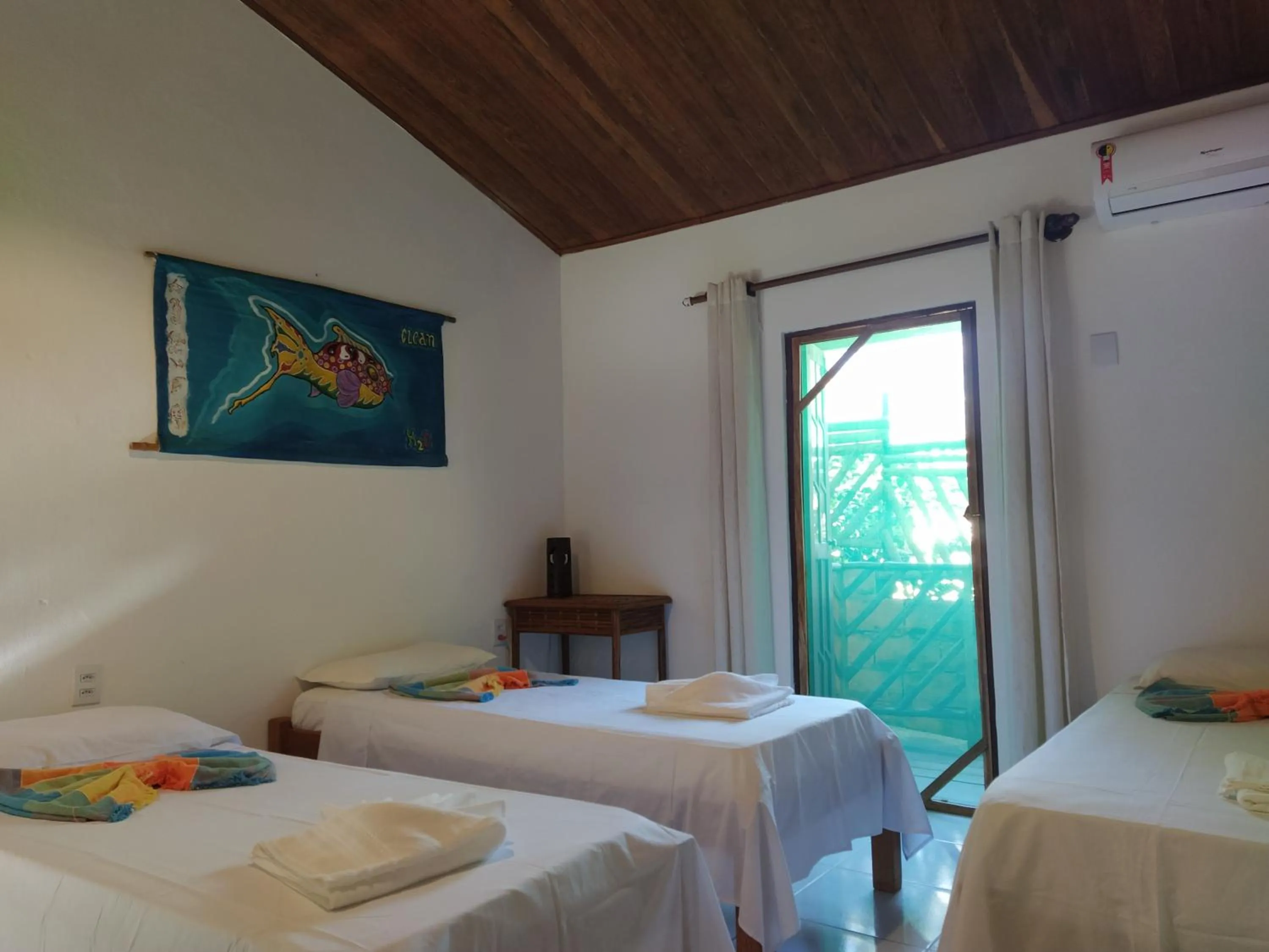 Bed in Pousada Canto De Imbassai