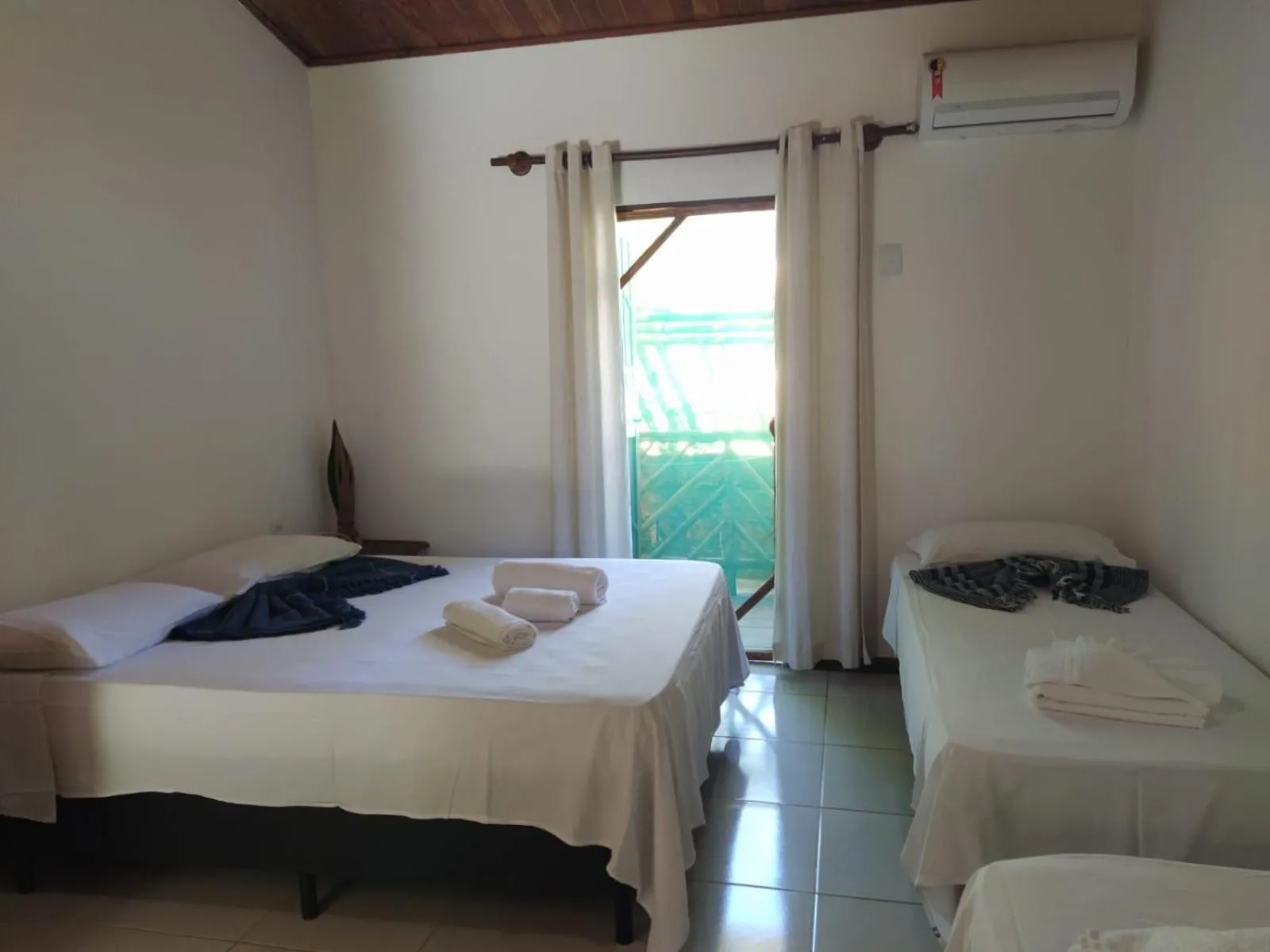 Bed in Pousada Canto De Imbassai