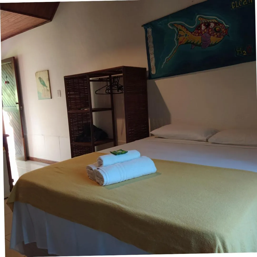 Bed in Pousada Canto De Imbassai