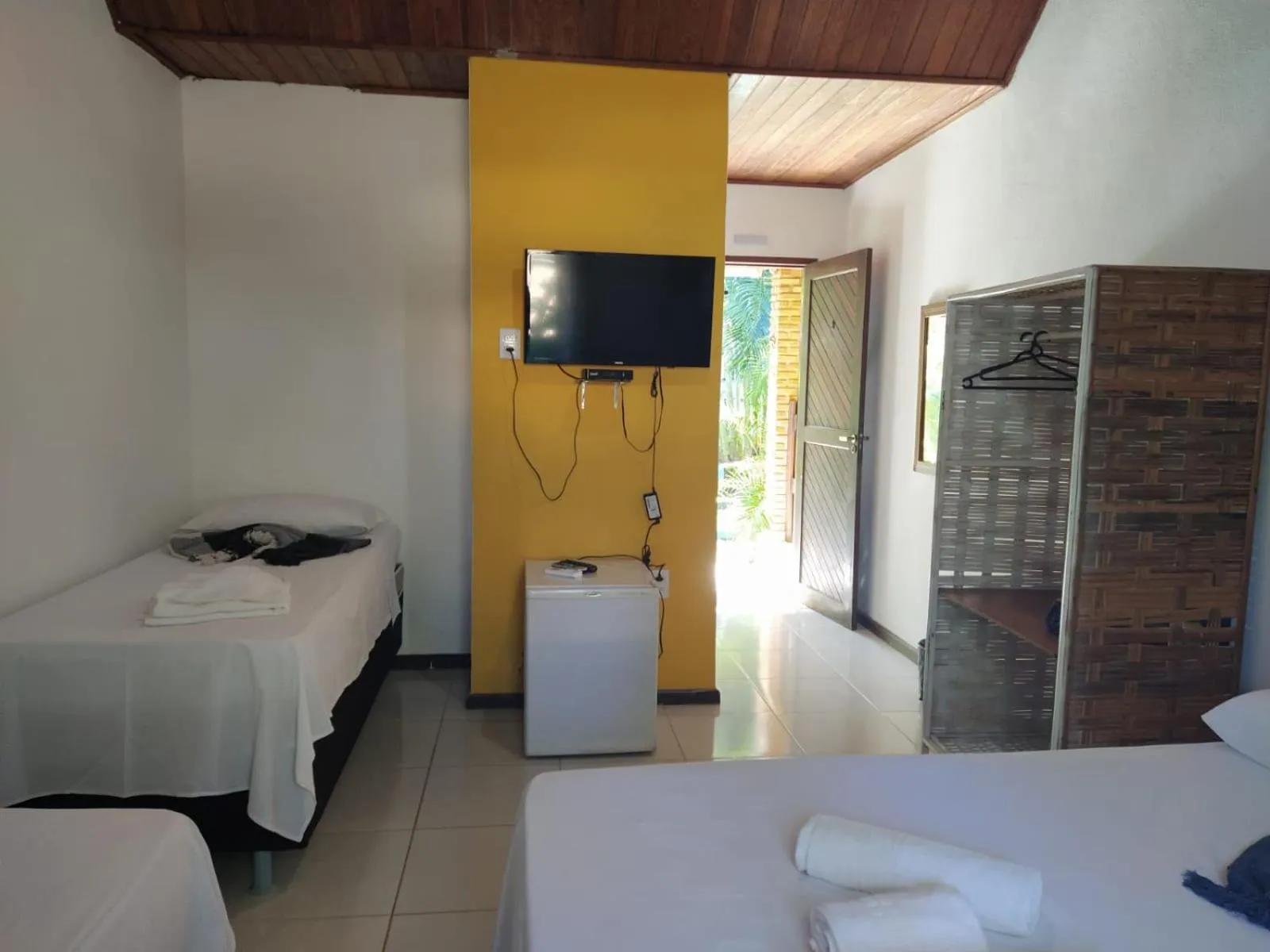 Bed in Pousada Canto De Imbassai