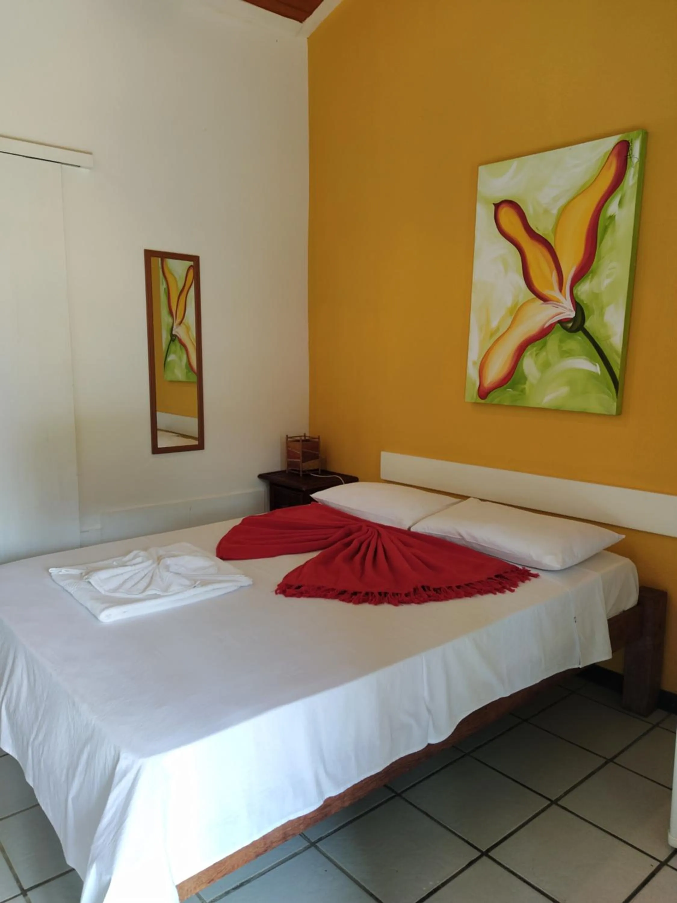 Bed in Pousada Canto De Imbassai