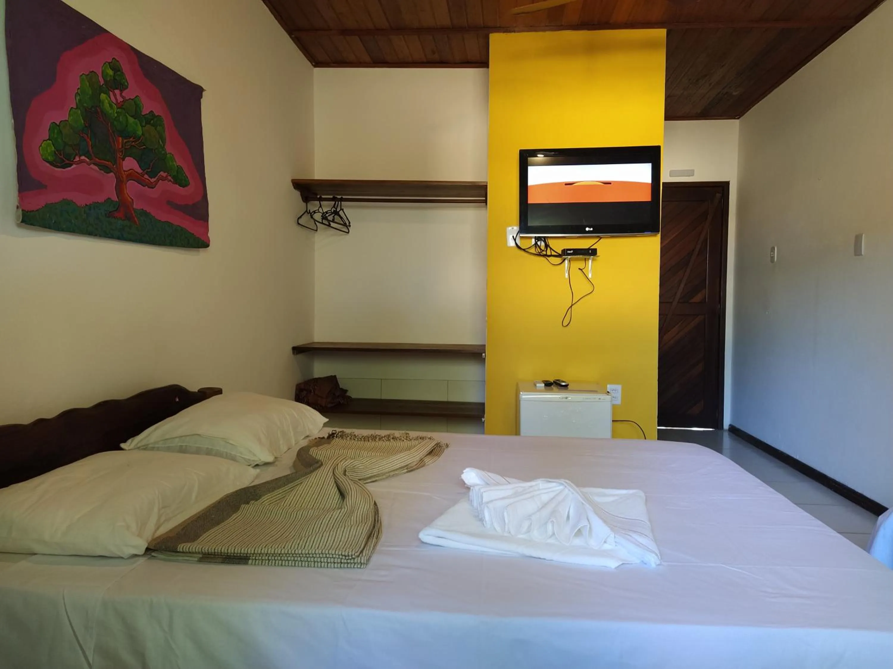 Bed in Pousada Canto De Imbassai