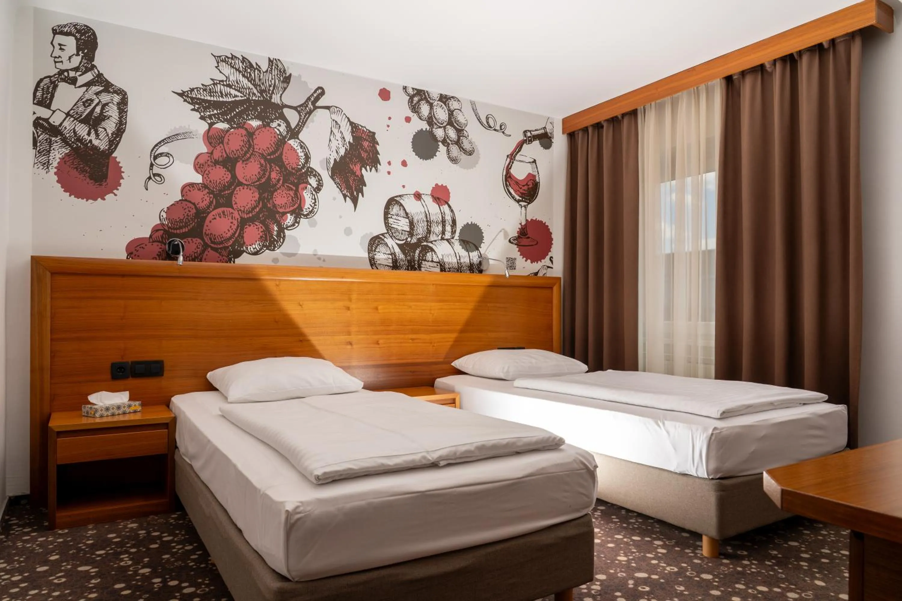 Bedroom, Bed in Hotel Piramida