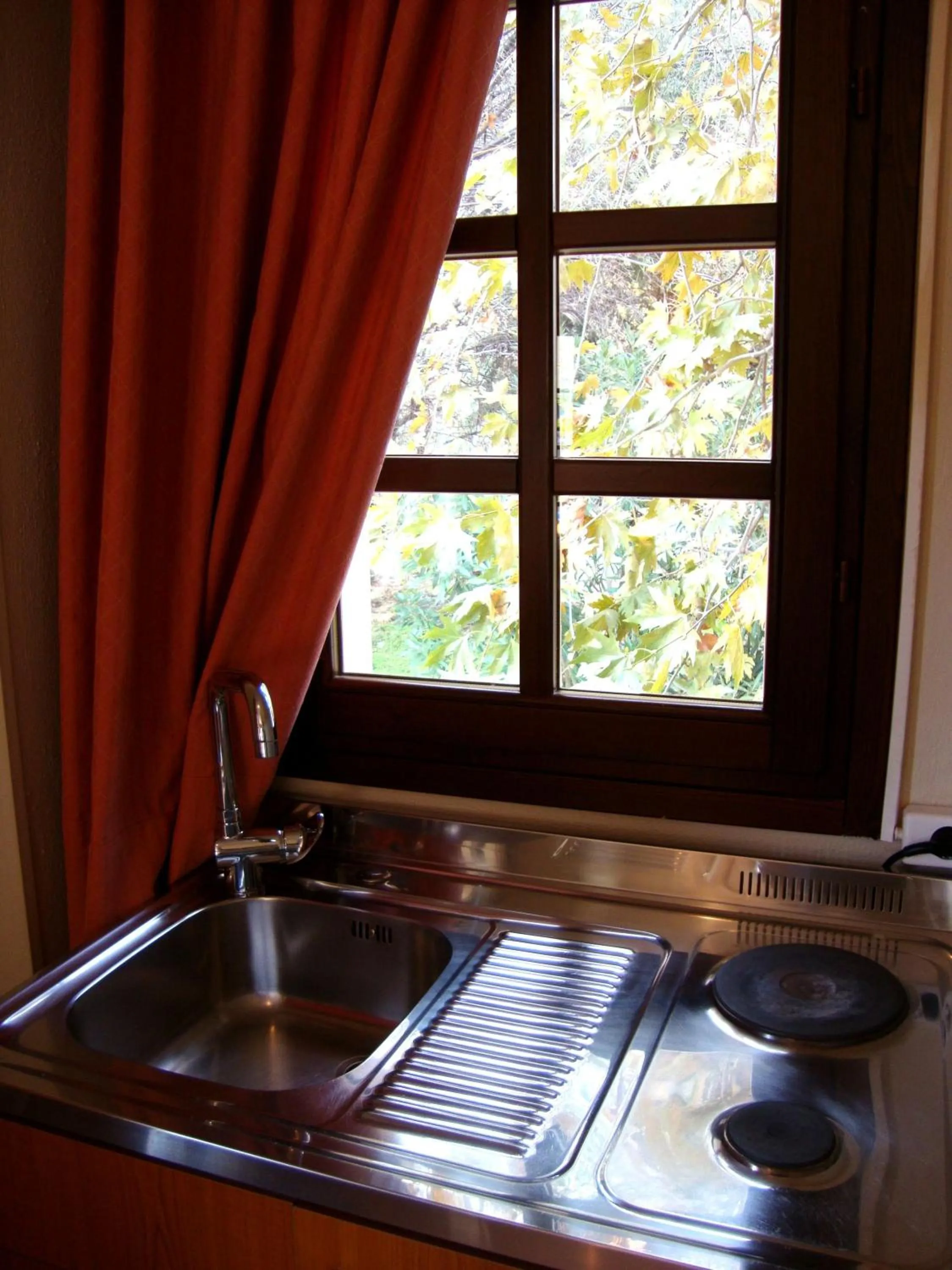 Kitchen or kitchenette in Enalion Hotel