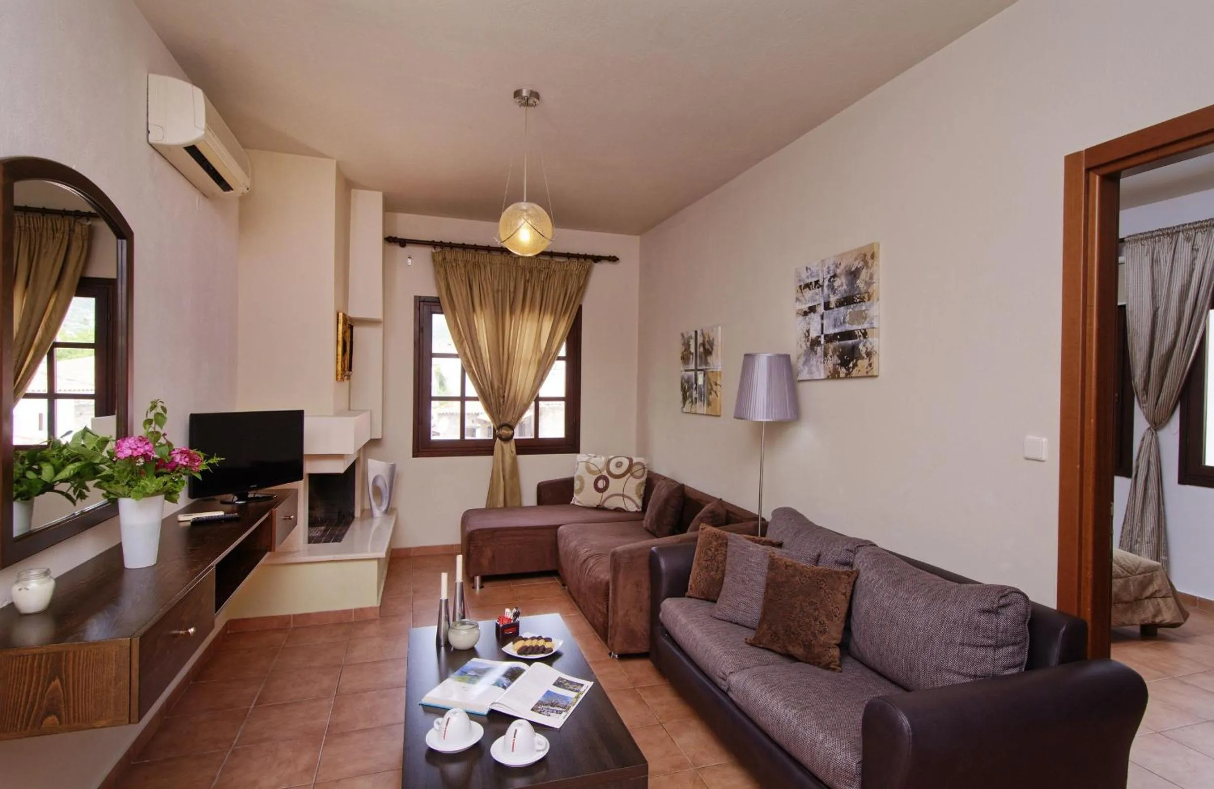 Seating area in Enalion Hotel