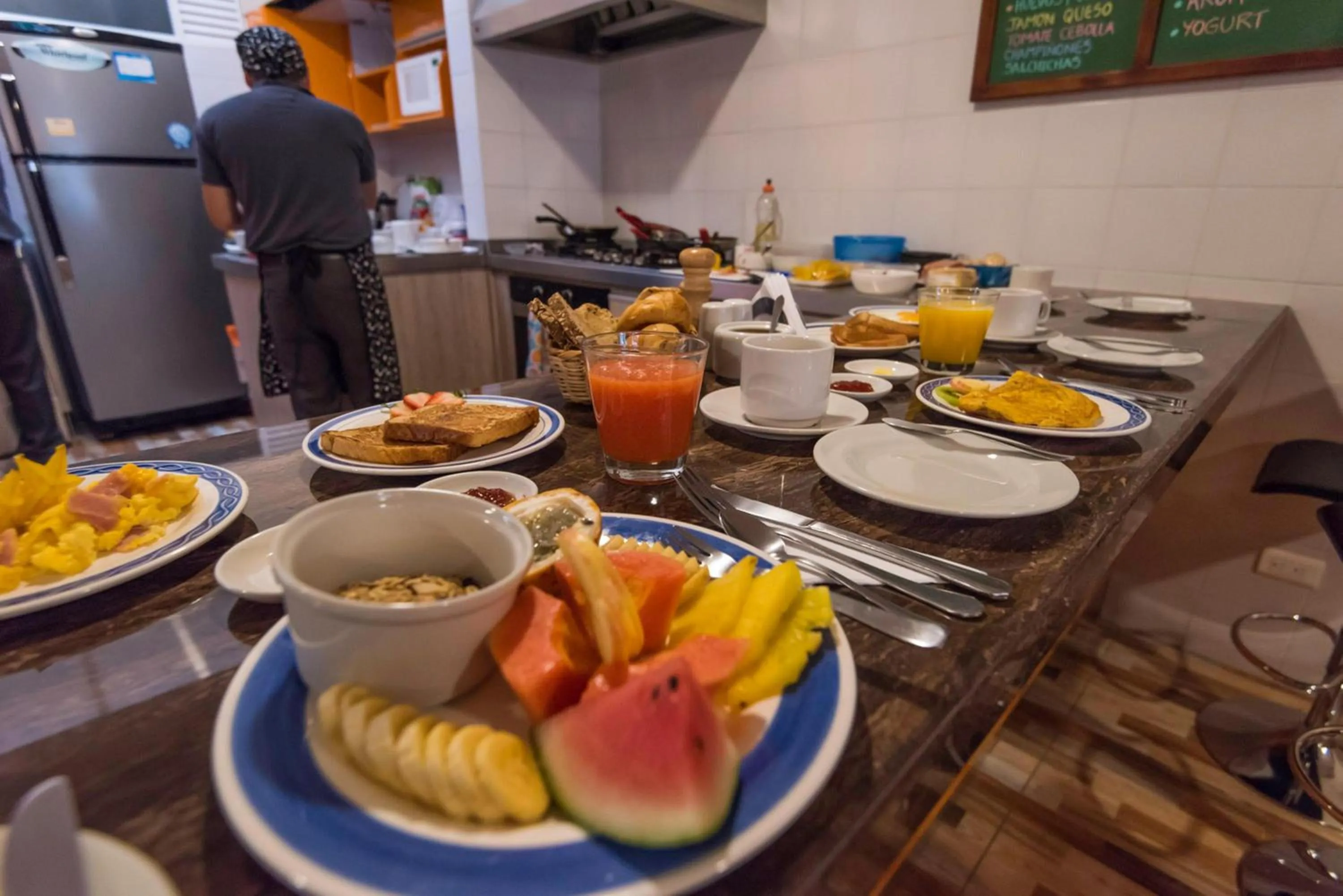 Food close-up in Hotel Francés La Maison