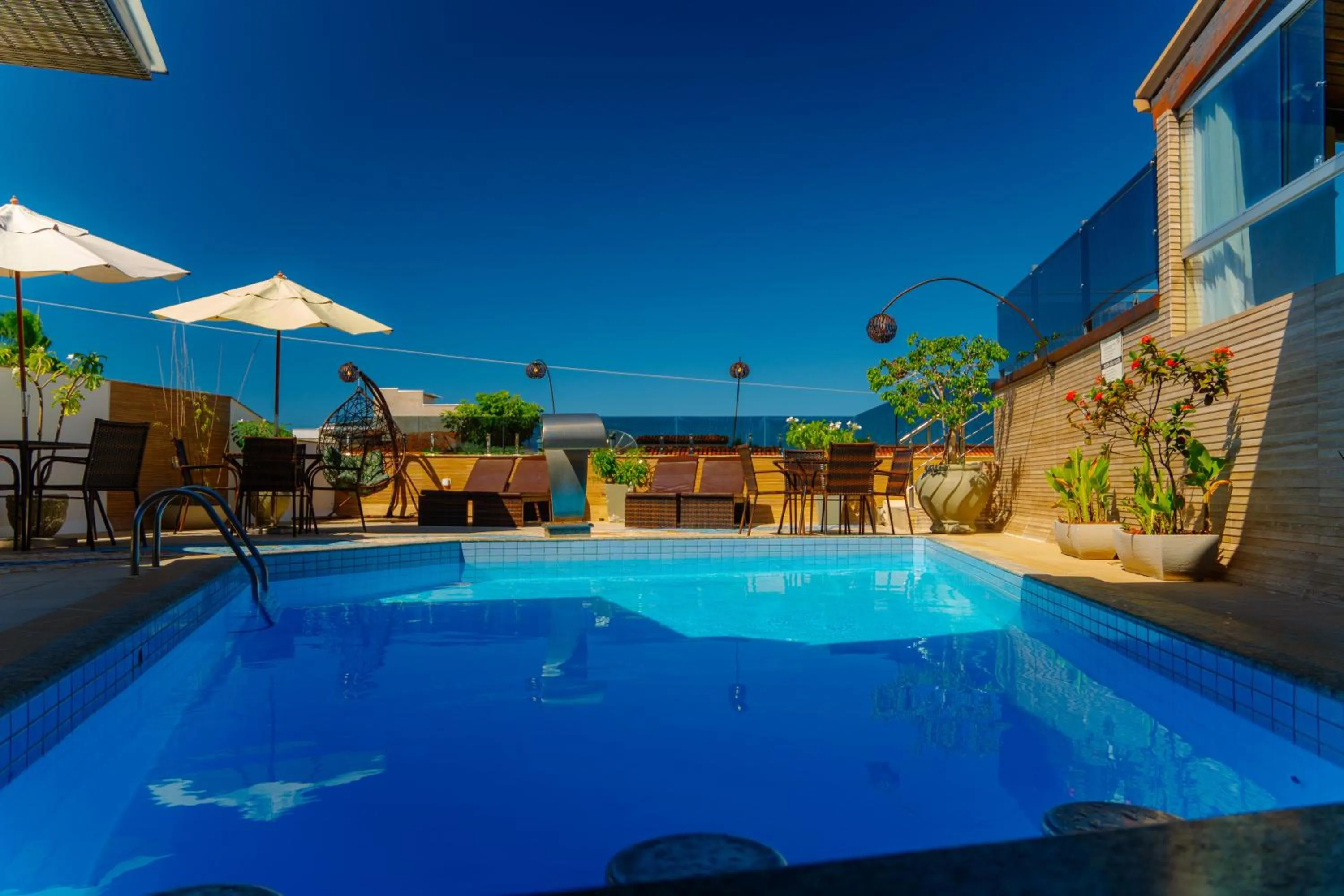 Swimming pool in Rede Andrade Terra Brasil