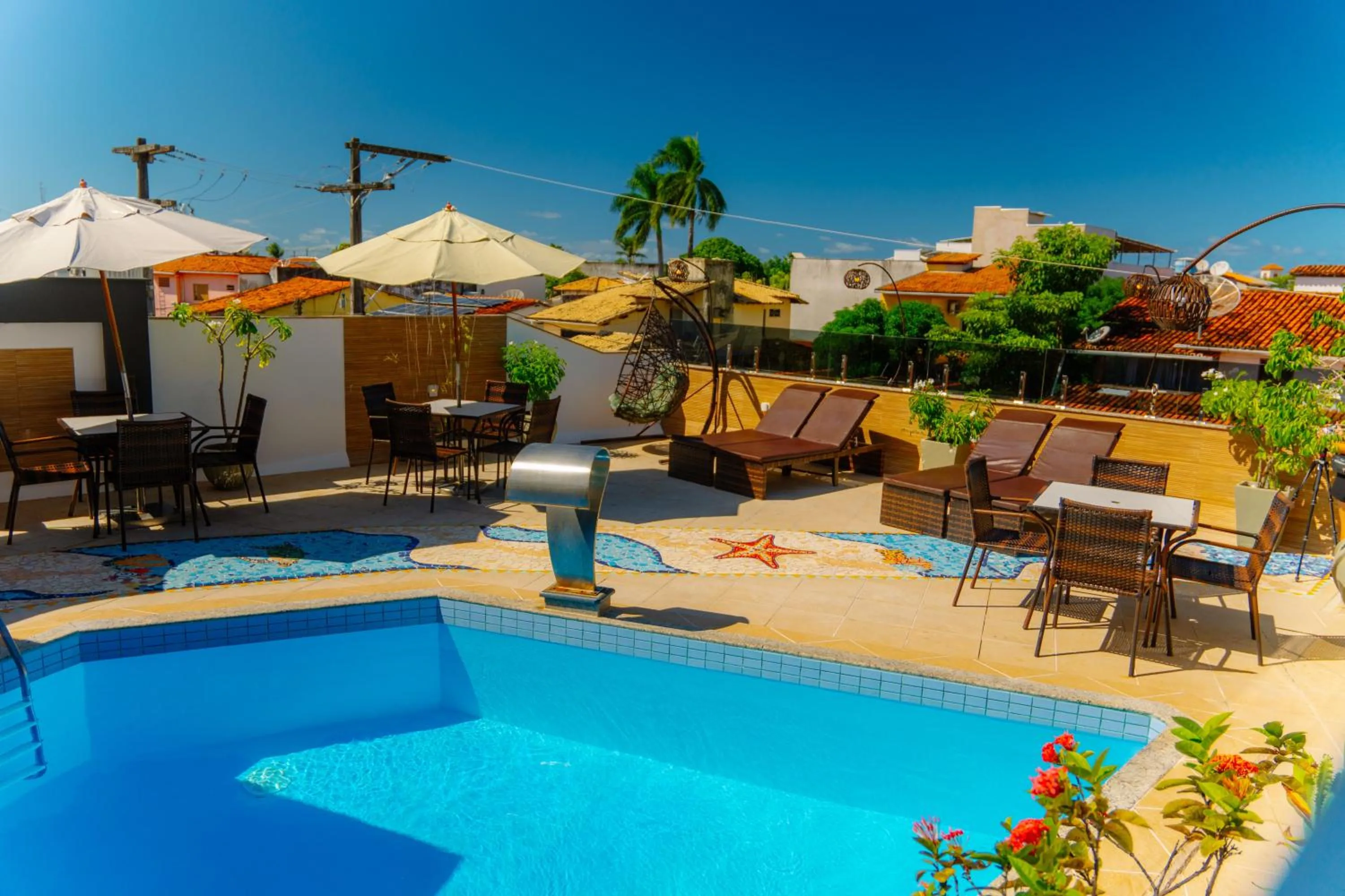 Swimming pool in Rede Andrade Terra Brasil