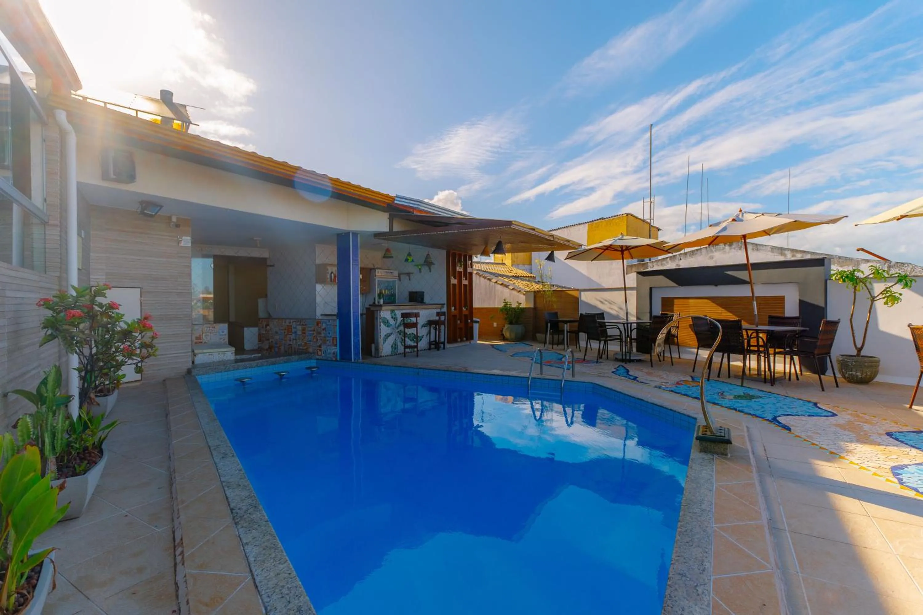 Swimming pool in Rede Andrade Terra Brasil