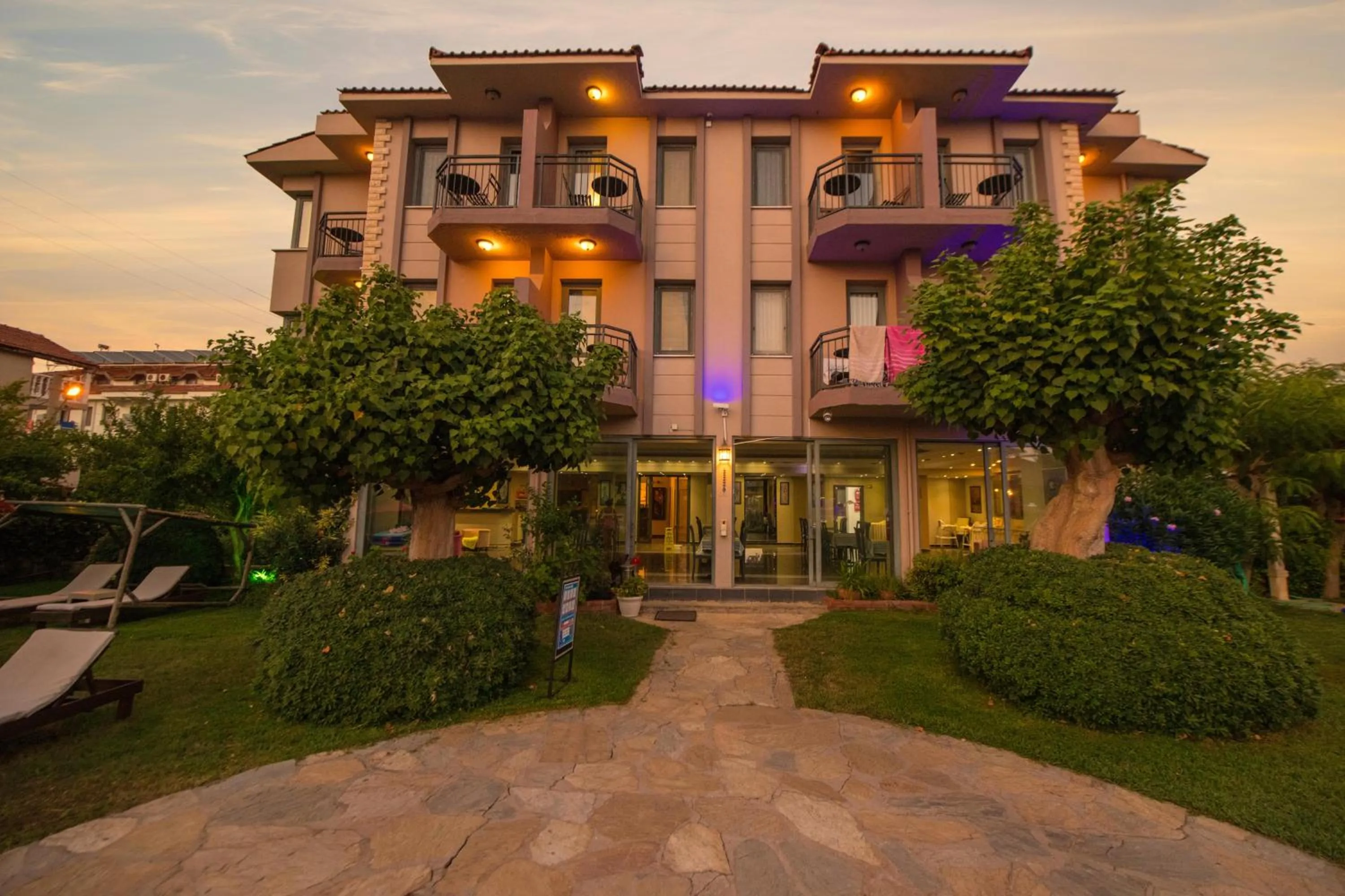 Property building in Golden Moon Hotel