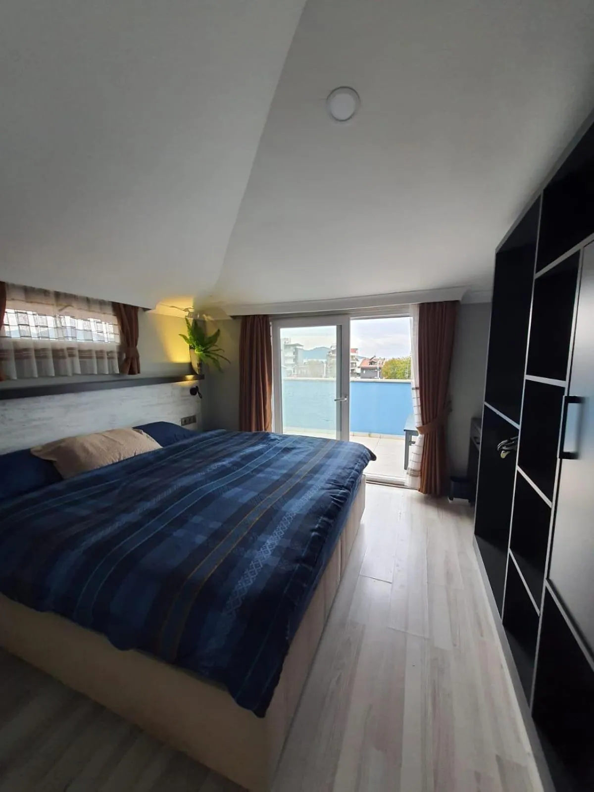 Bed in Golden Moon Hotel