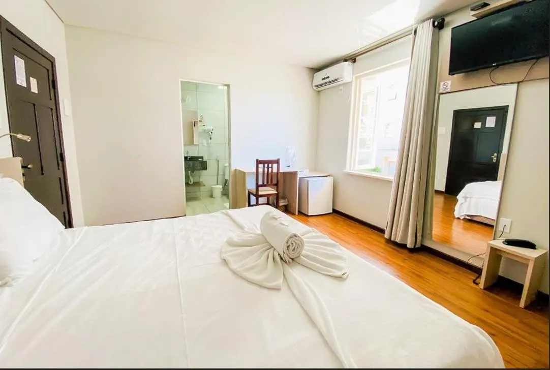 Bed in Pousada Casarão Schmidt