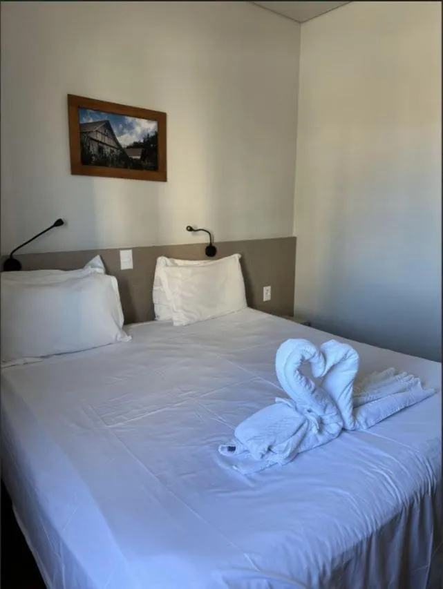 Bed in Pousada Casarão Schmidt