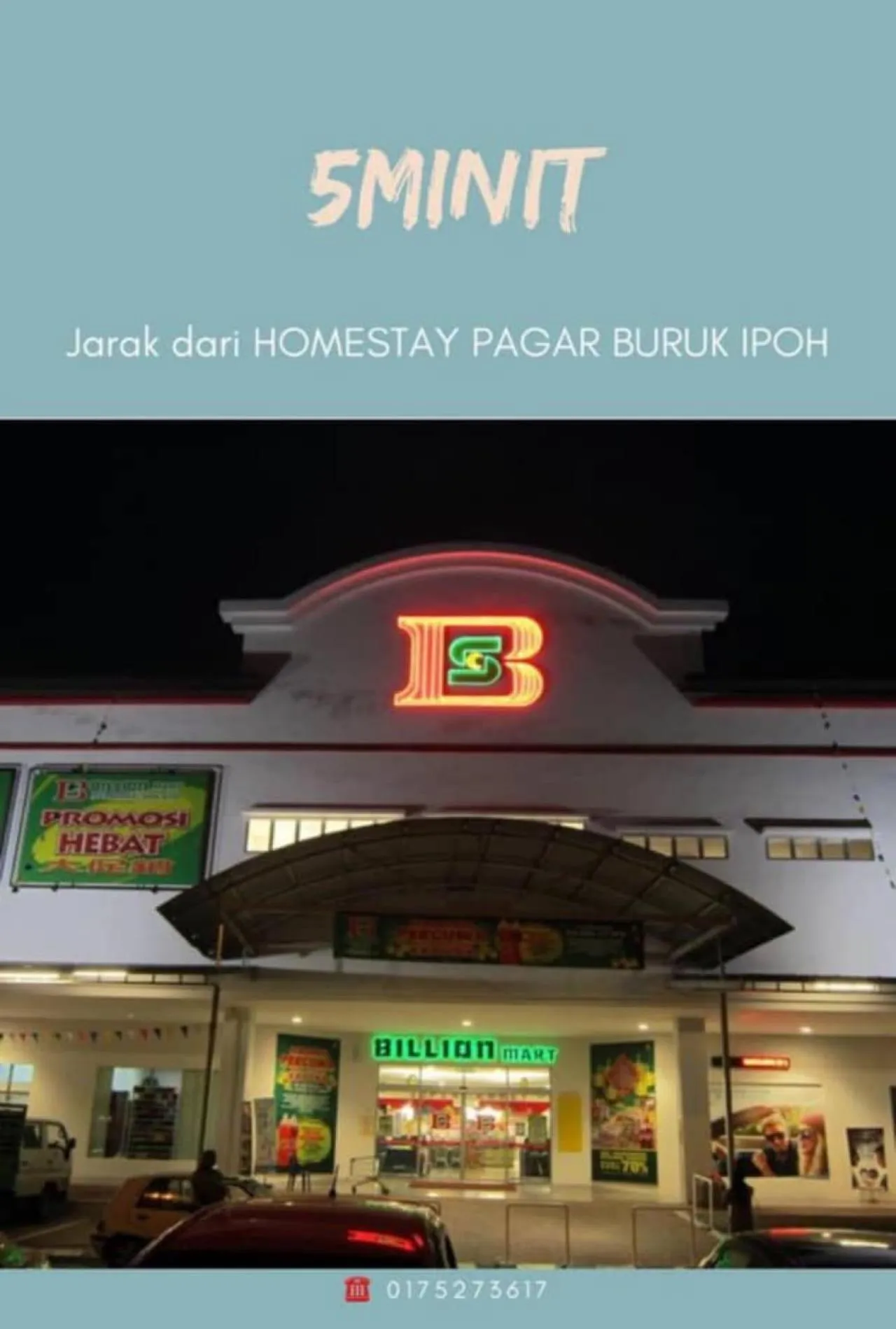 Shopping Area in Homestay Pagar Buruk Ipoh