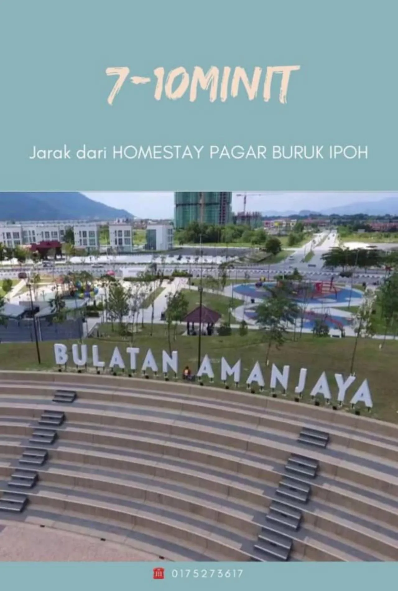 Children play ground in Homestay Pagar Buruk Ipoh