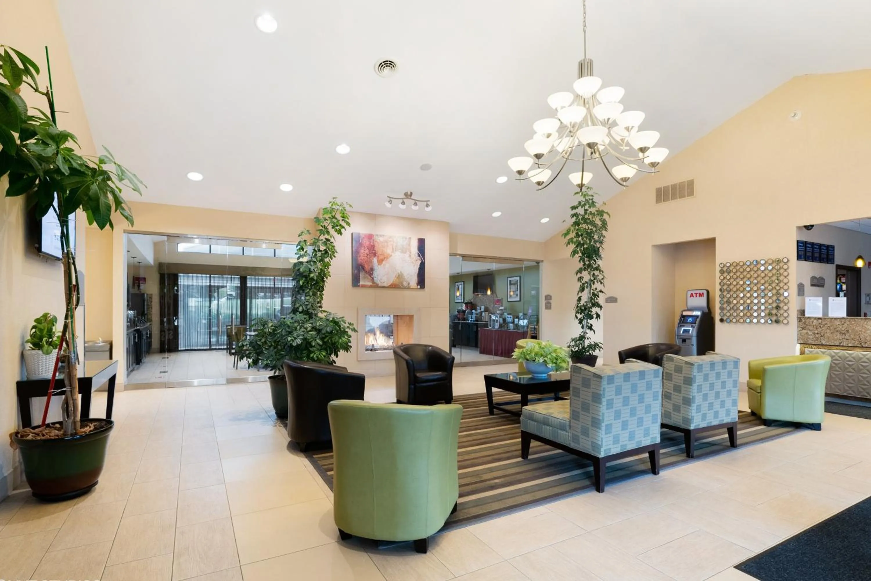 Lobby or reception in Antioch Hotel & Suites