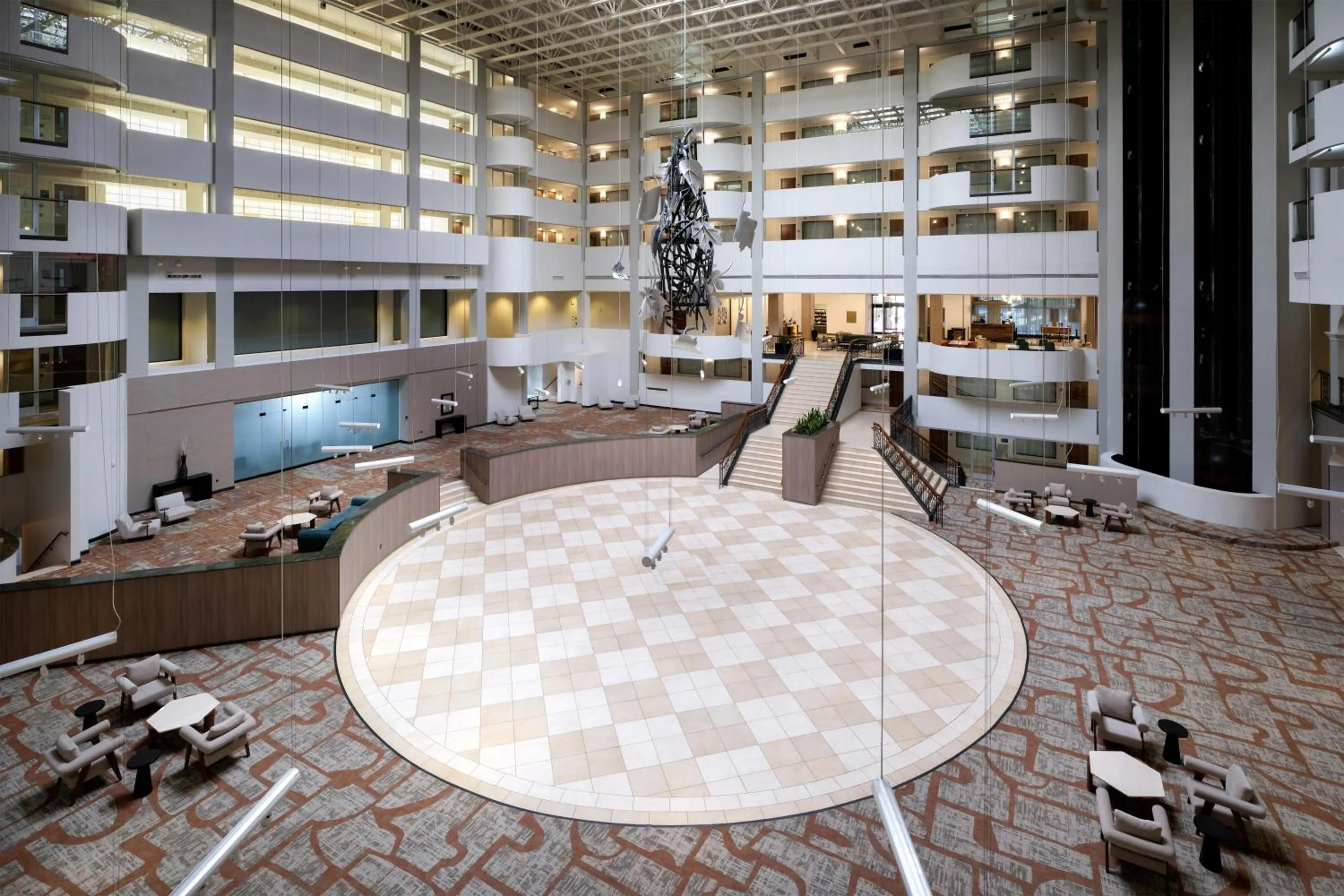 Lobby or reception in Hilton Washington DC/Rockville Hotel & Executive Meeting Center
