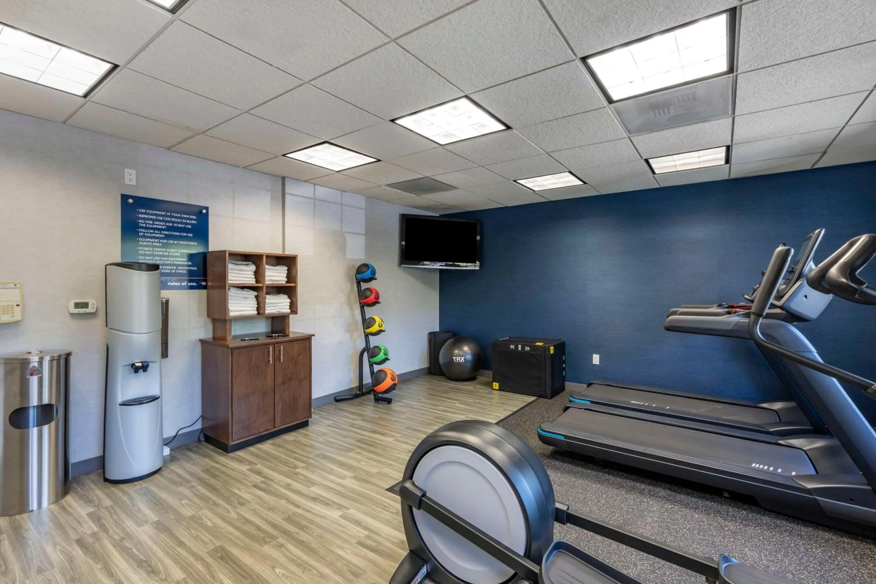 Fitness centre/facilities in Hampton Inn Ukiah