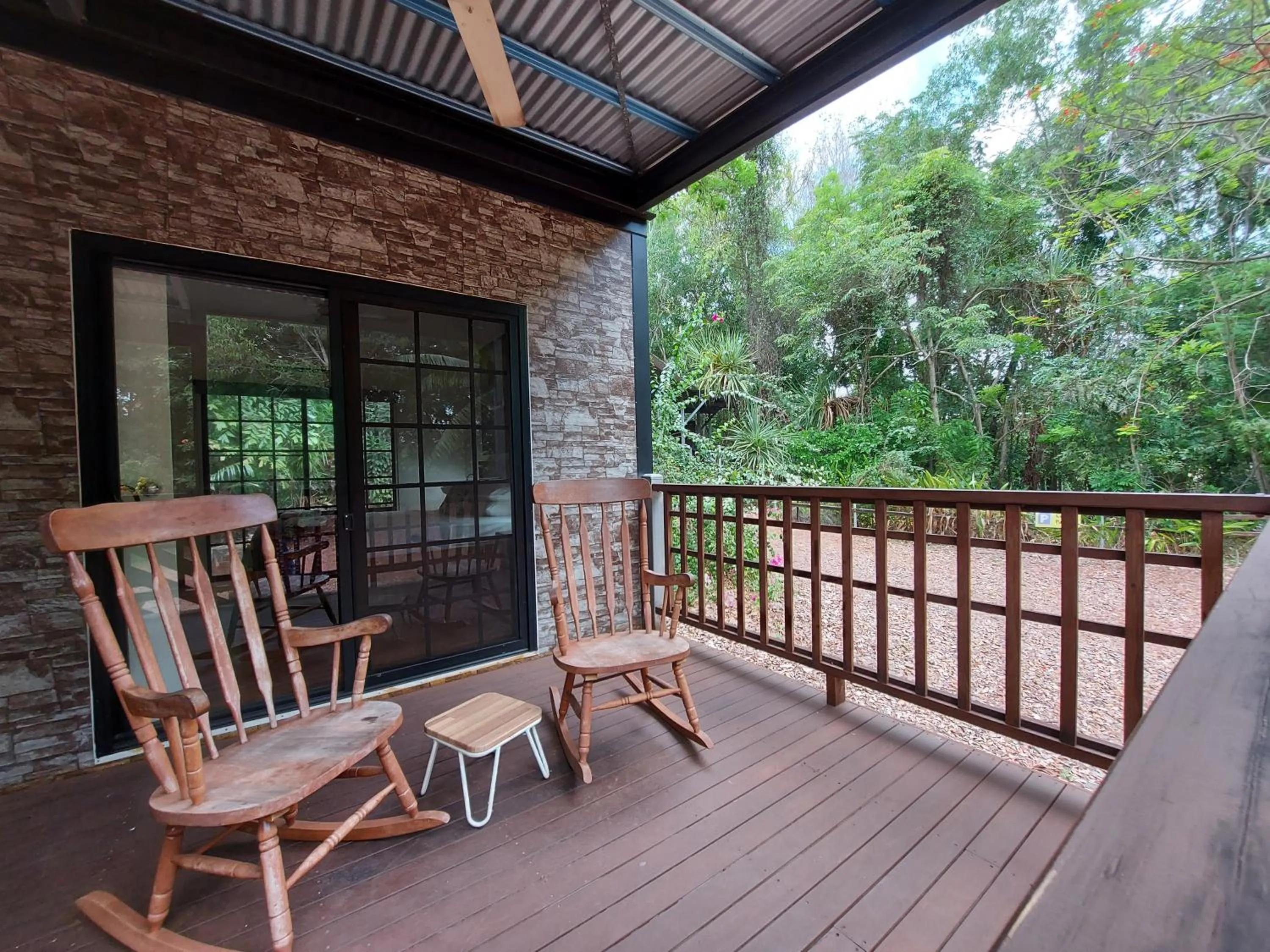Patio in Litchfield Tourist Park