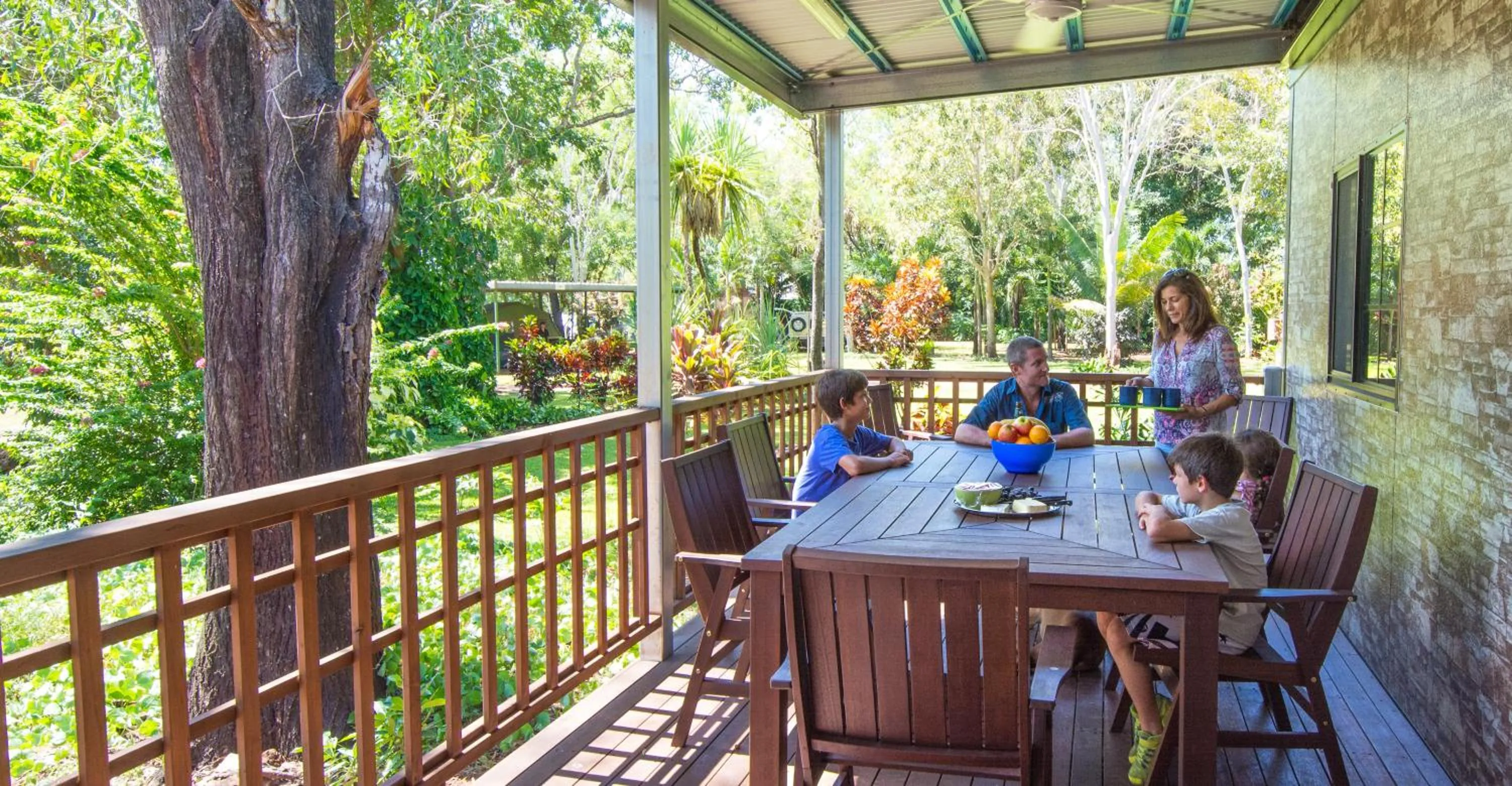 BBQ facilities in Litchfield Tourist Park