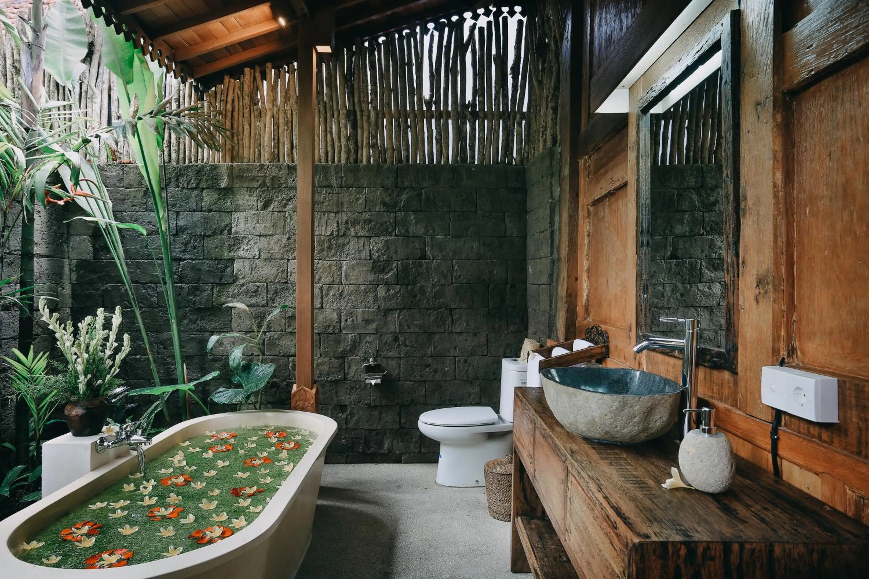 Bathroom in Candy Villa by GenuineHost