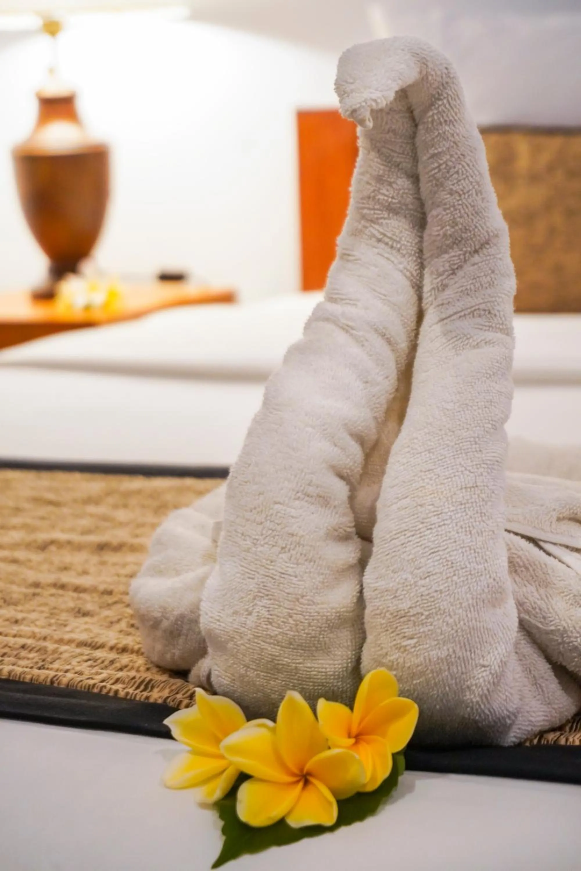 Decorative detail, Bed in Pemuntalan Guesthouse