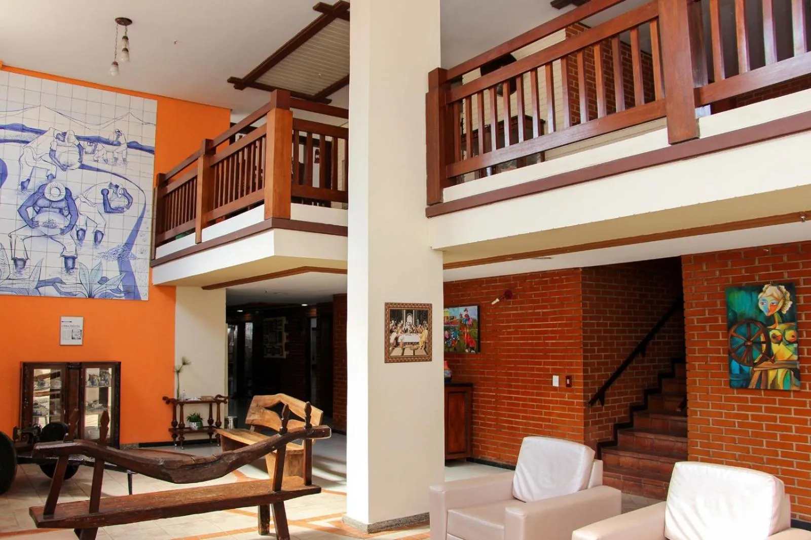 Lobby or reception in Rede Andrade Goiania Centro