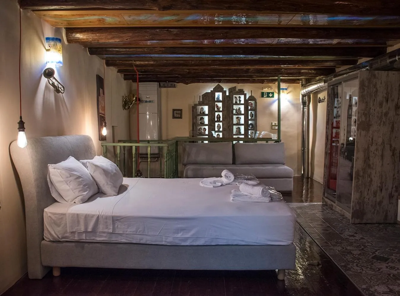 Bed in Odos Oneiron Boutique Hotel