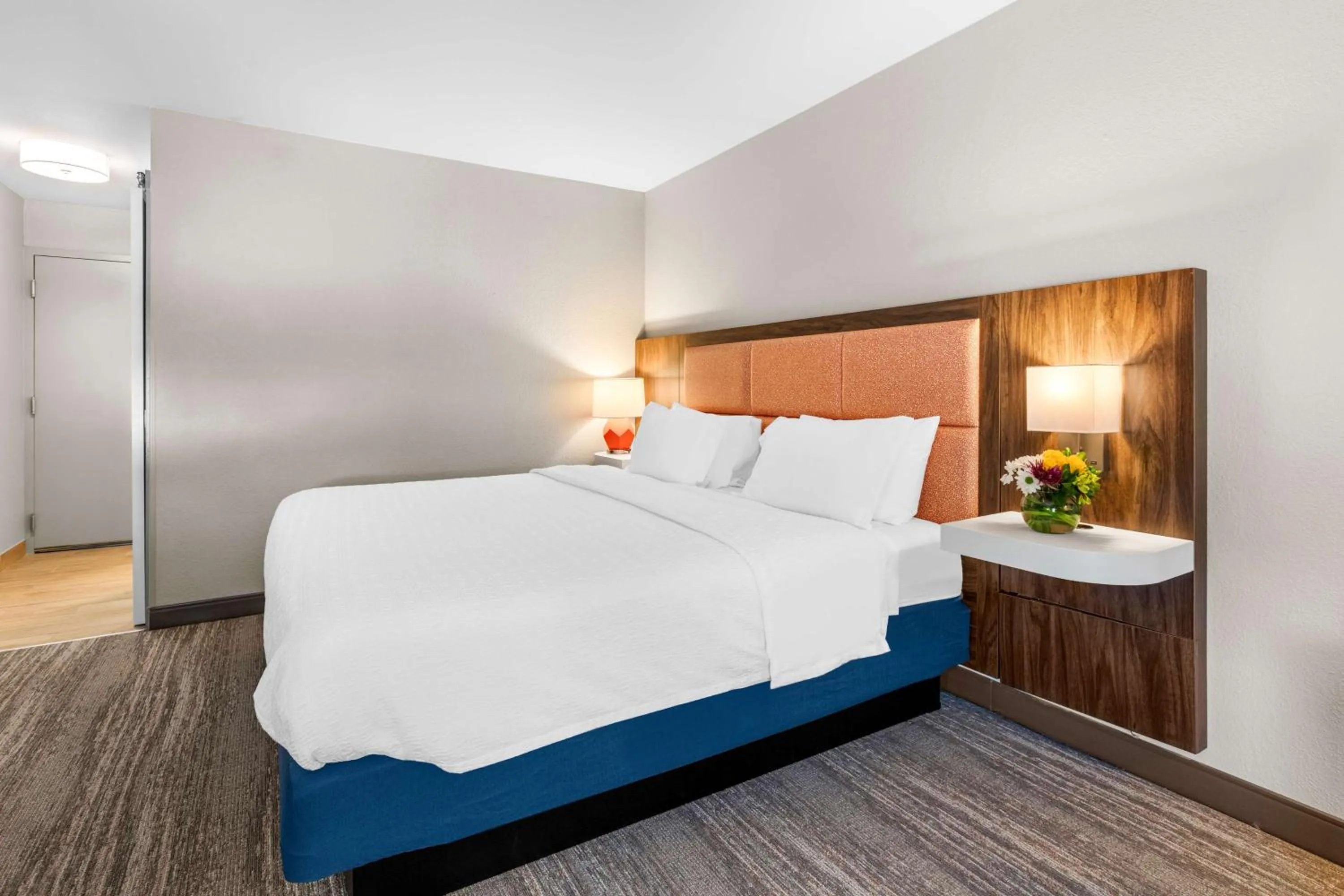 Bed in Hampton Inn Knoxville-Airport