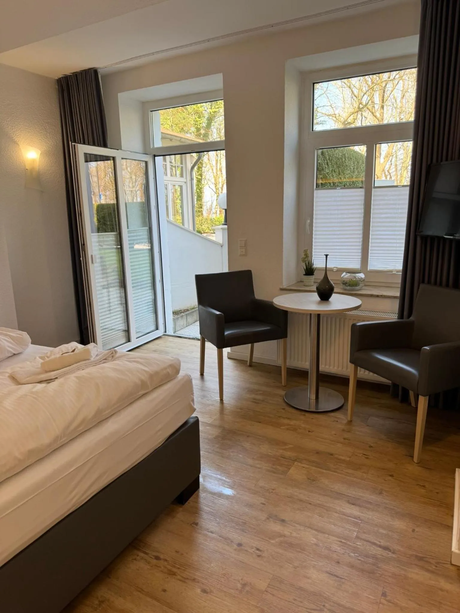 Bed in Strandresidenz Villa Verdi