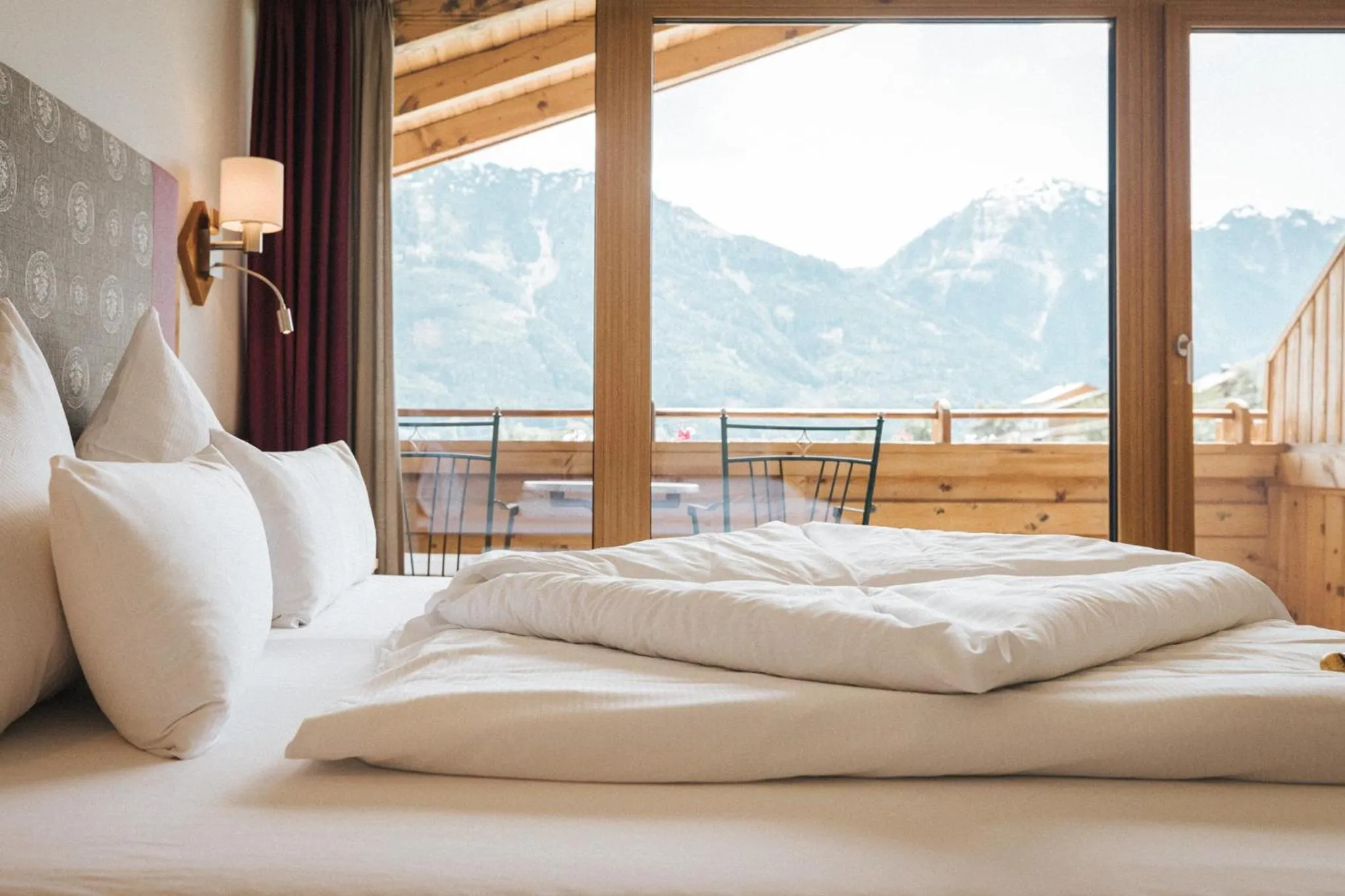 Bed in Hotel Silberfux