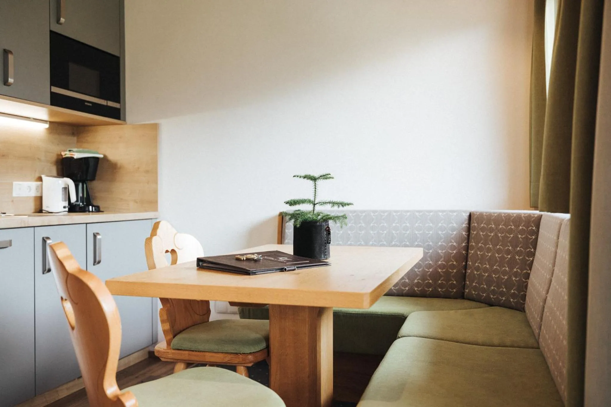 Kitchen or kitchenette in Hotel Silberfux