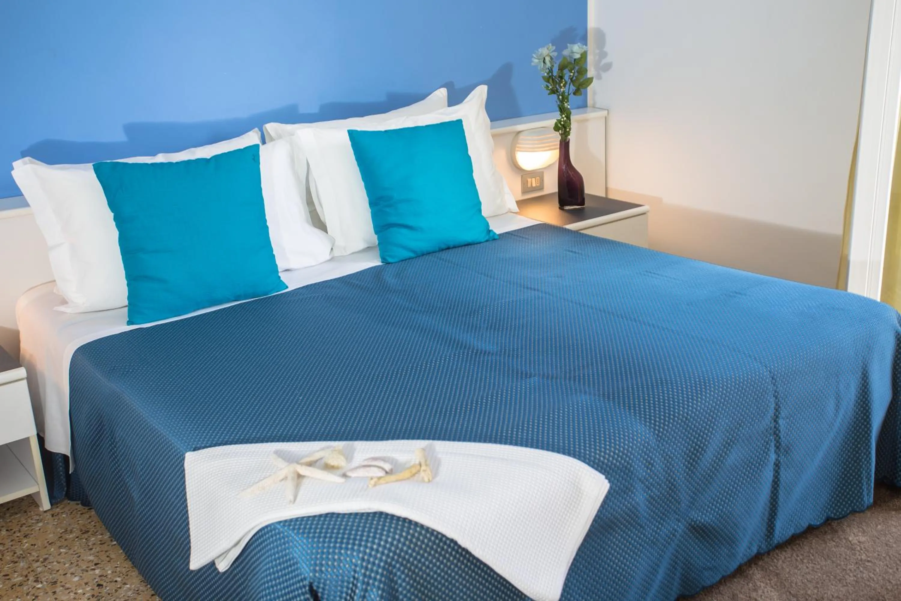 Bed in Hotel Beau Soleil