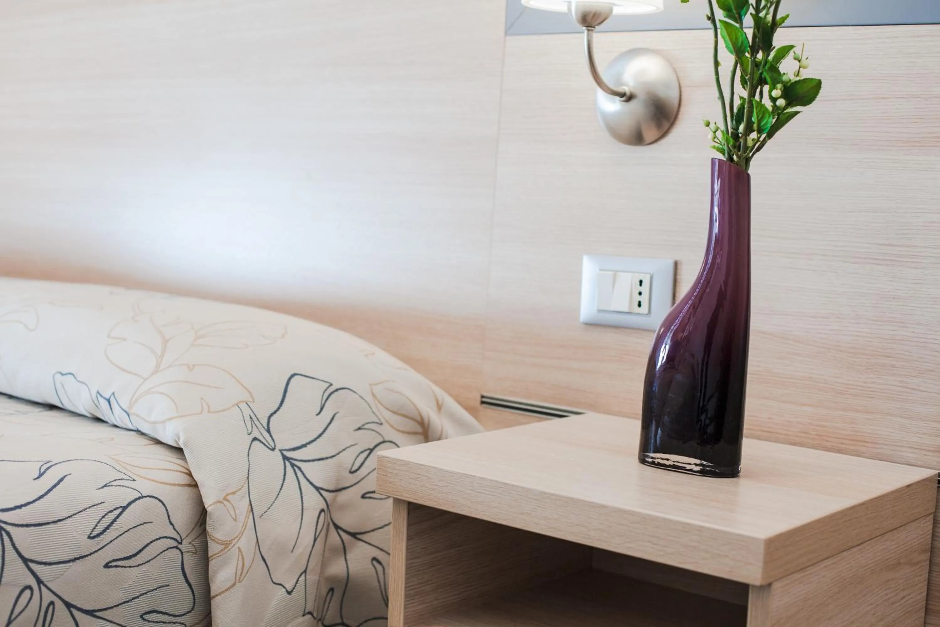 Bed in Hotel Beau Soleil