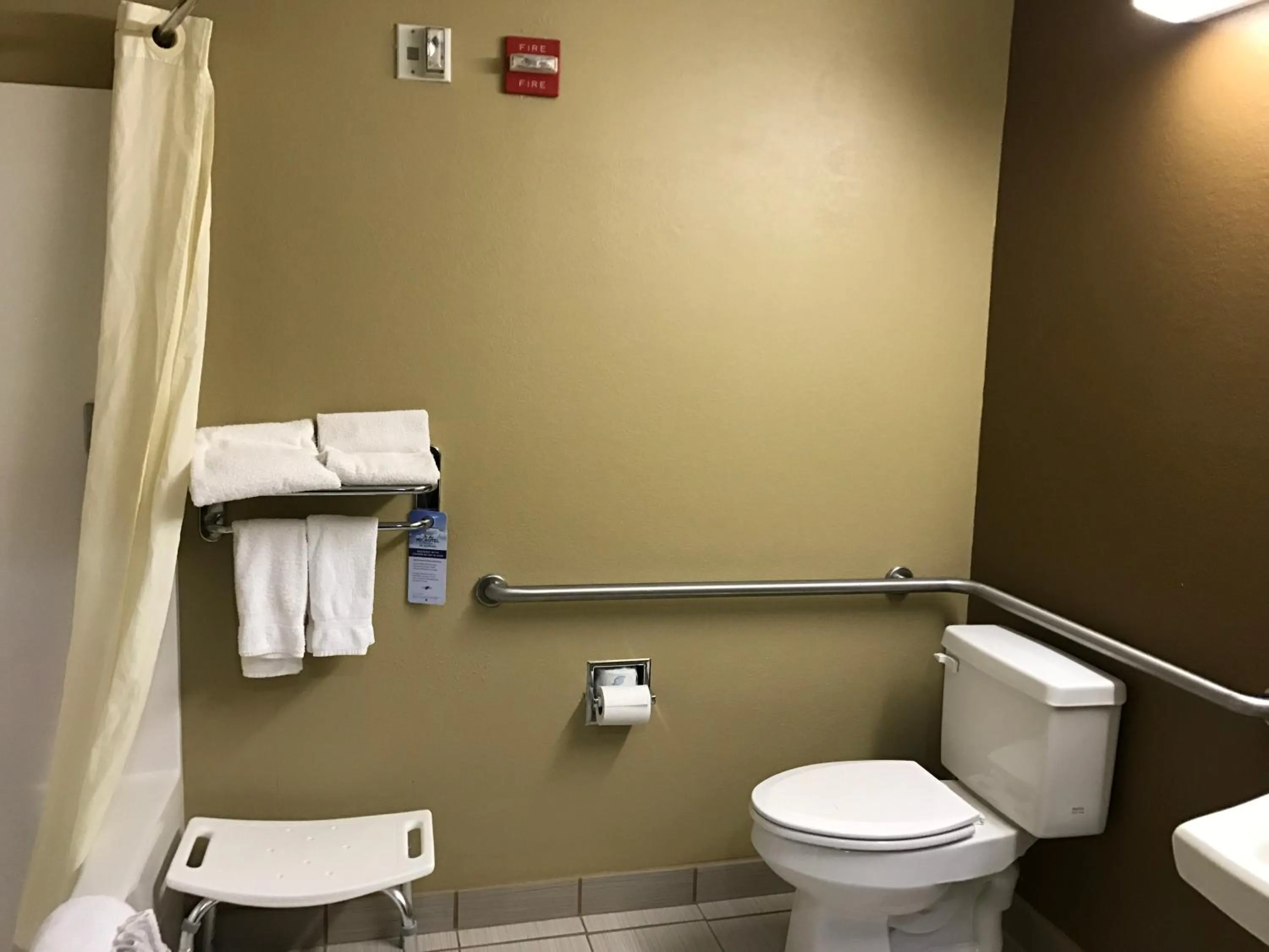 Toilet in Microtel Inn & Suites by Wyndham Lithonia/Stone Mountain