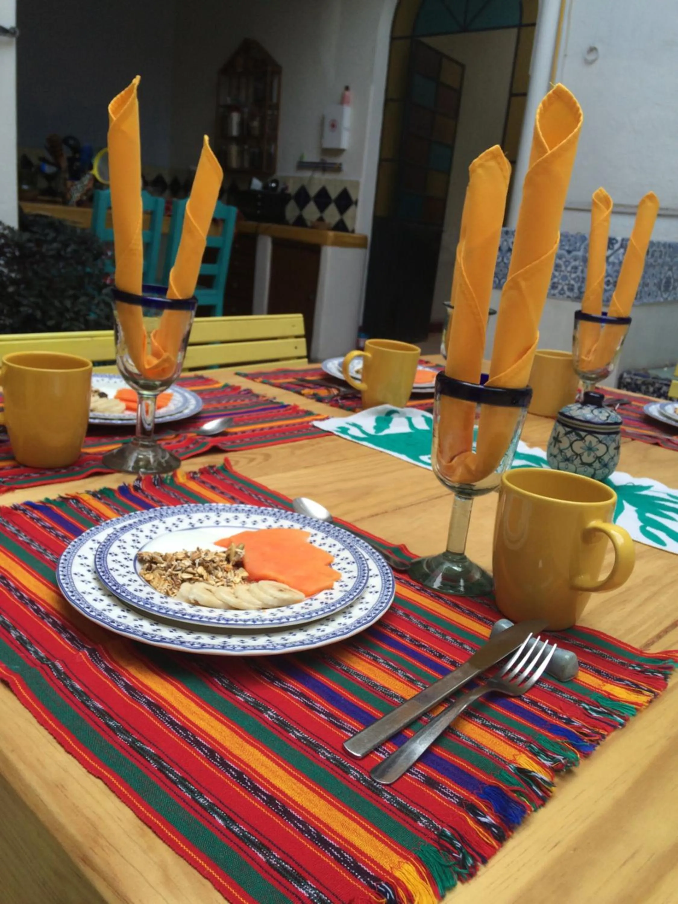 Food and drinks in El Diablo y la Sandia B&B