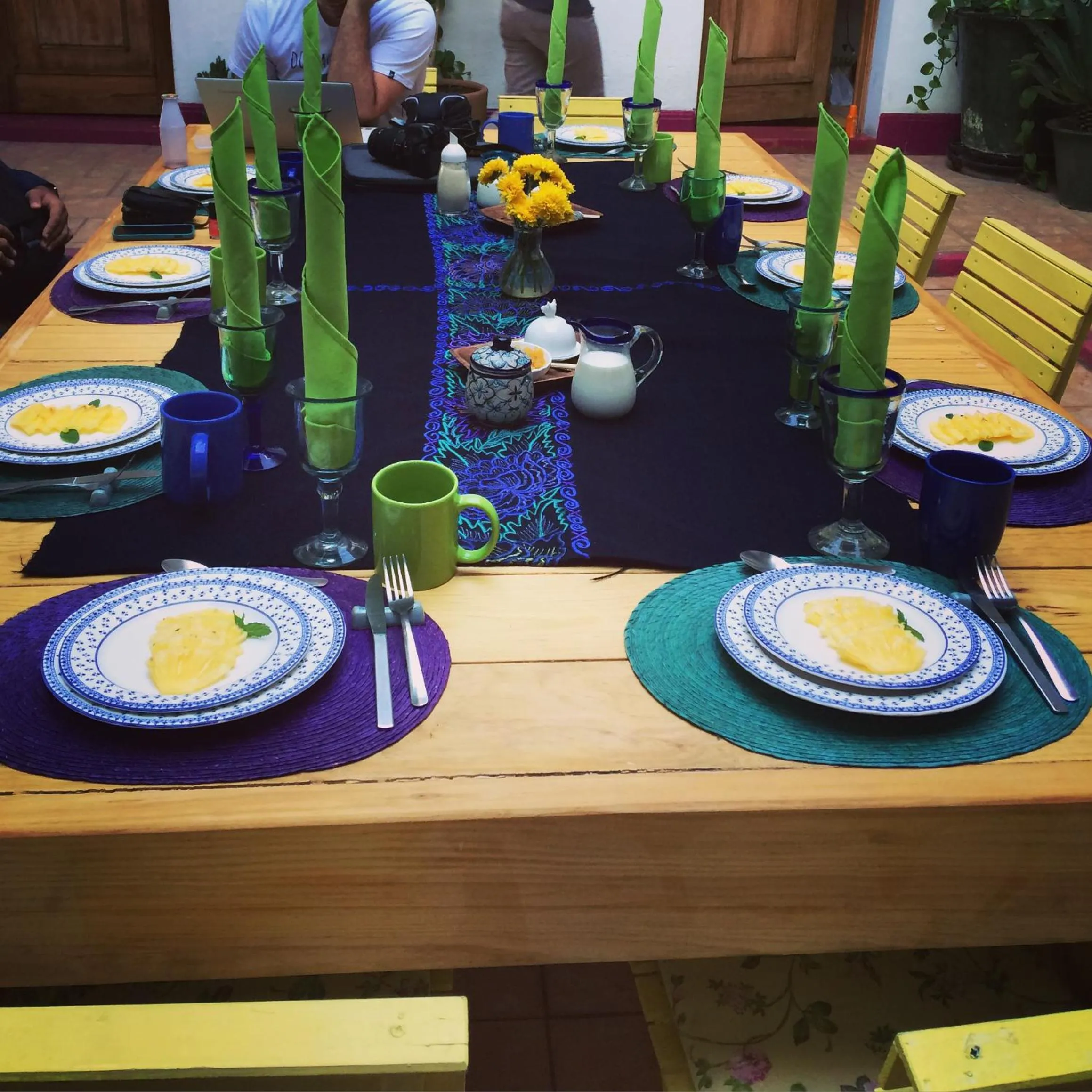 Food and drinks in El Diablo y la Sandia B&B