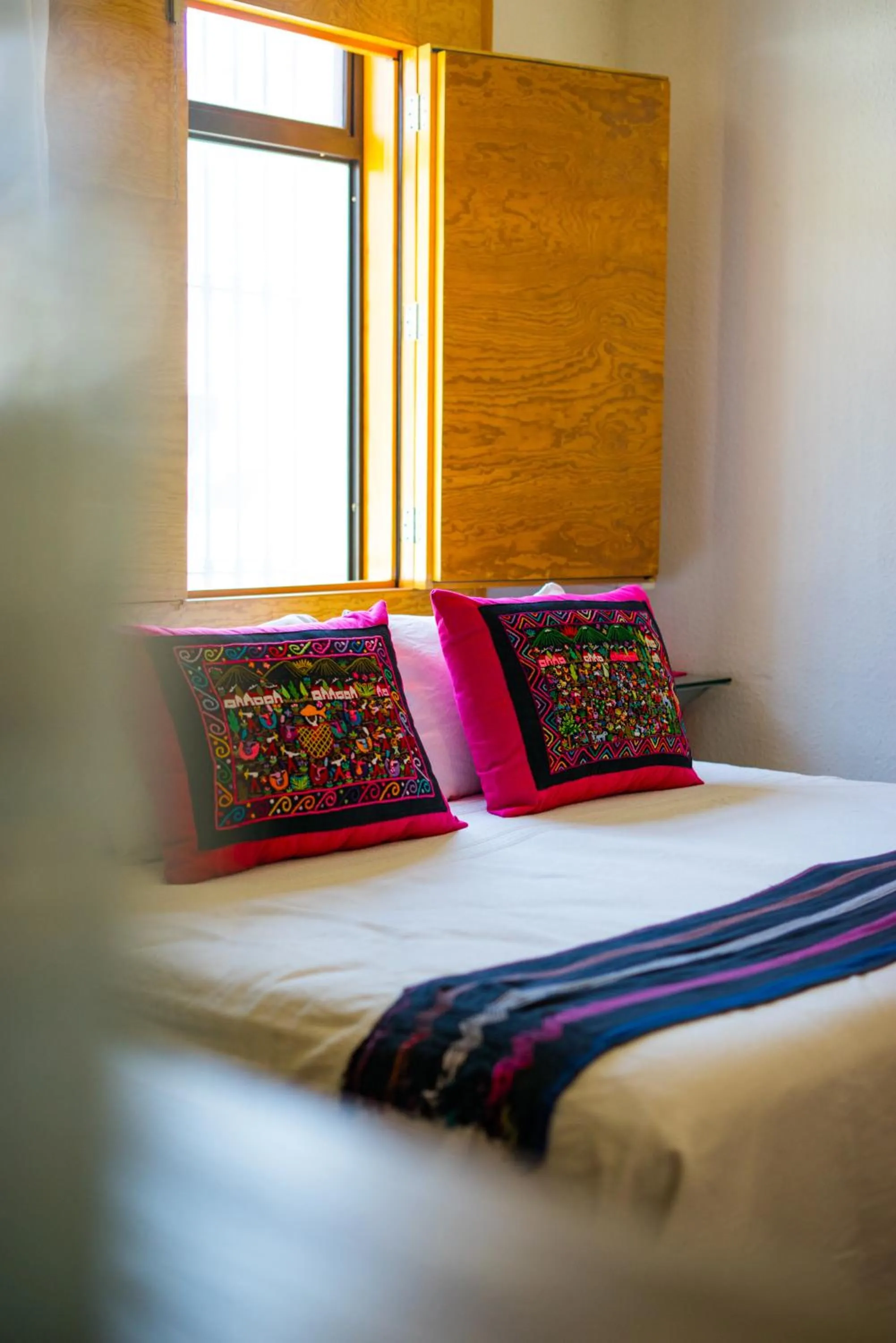 Bed in El Diablo y la Sandia B&B