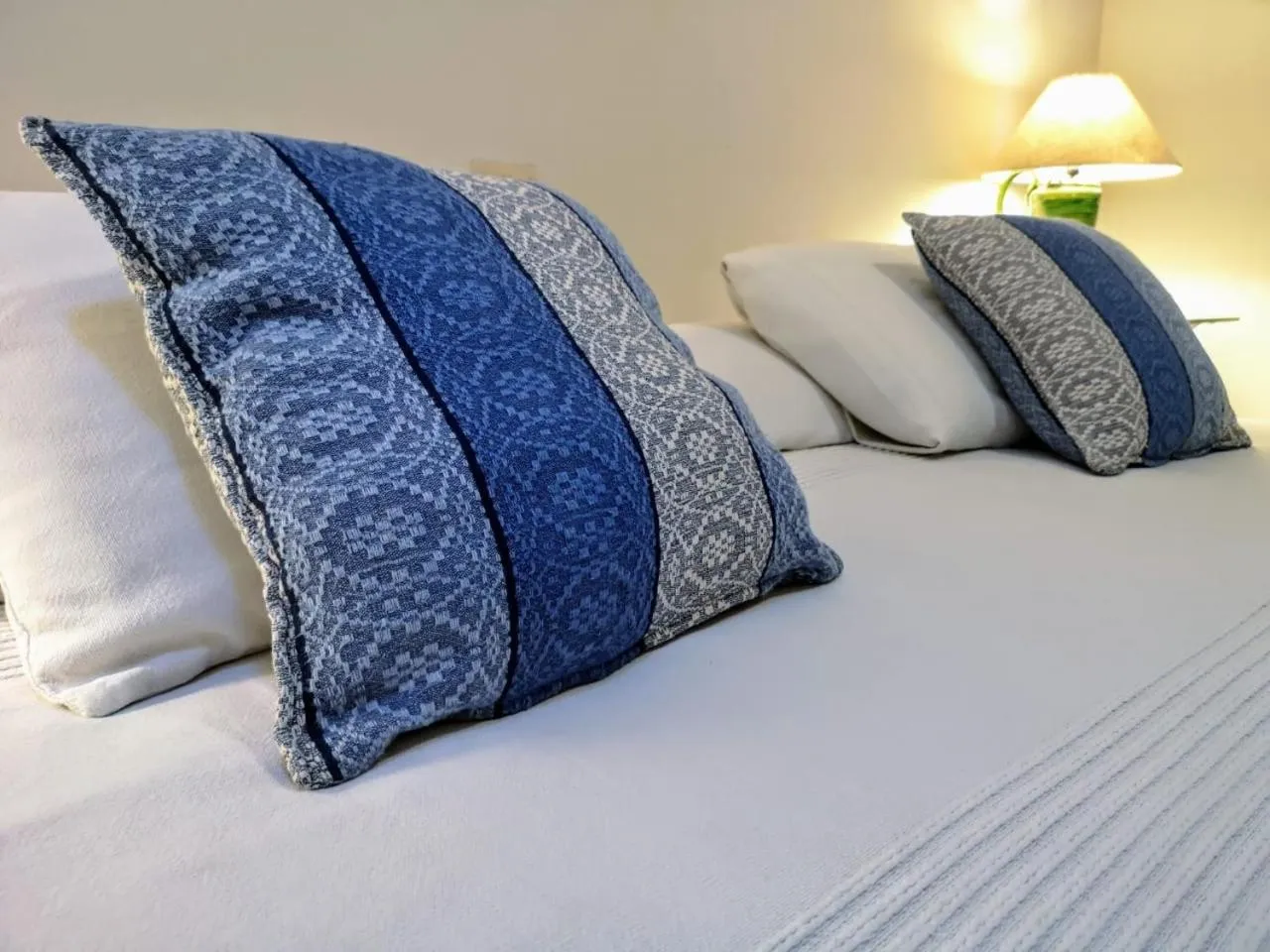 Bed in El Diablo y la Sandia B&B