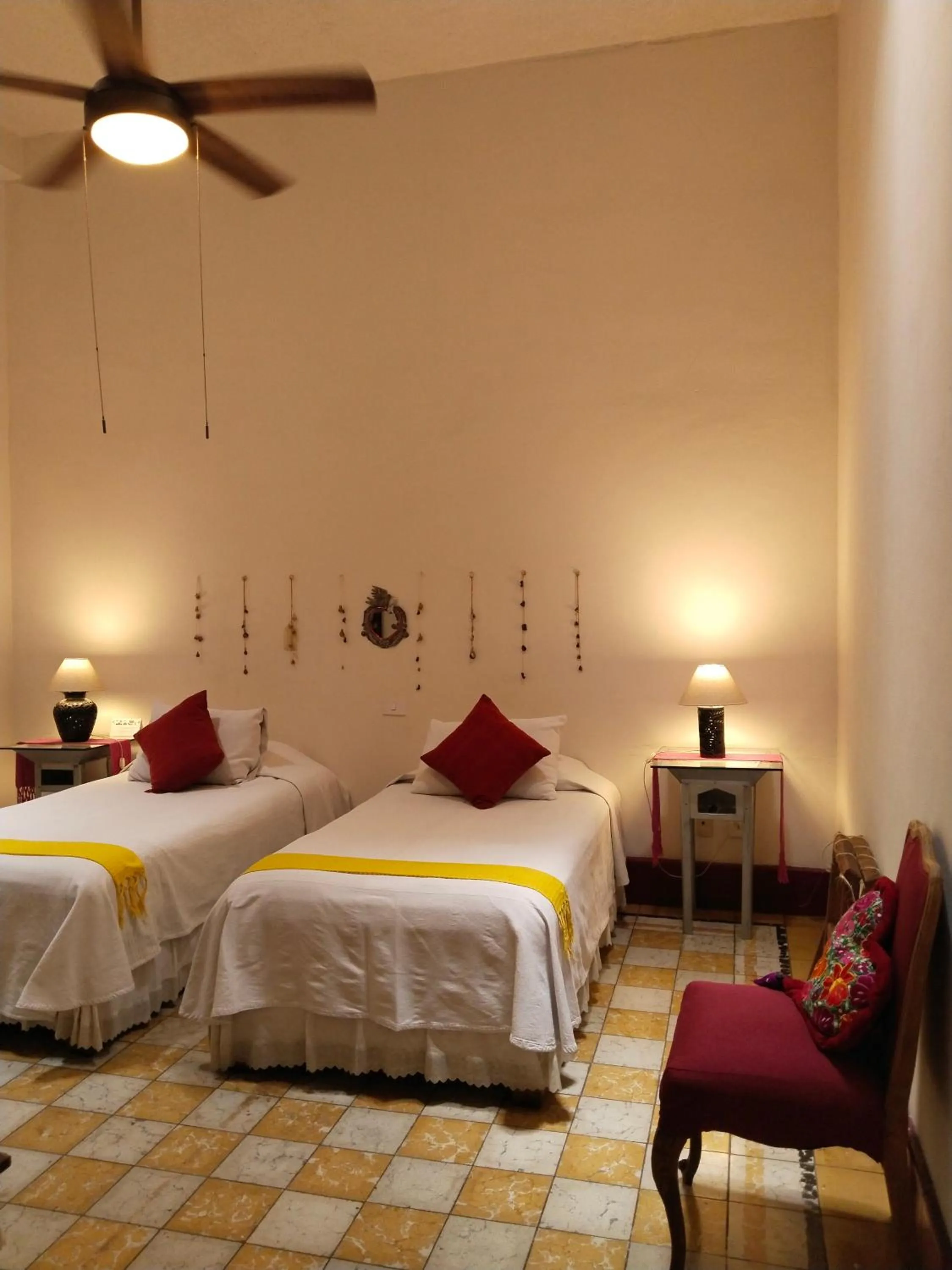 Bed in El Diablo y la Sandia B&B