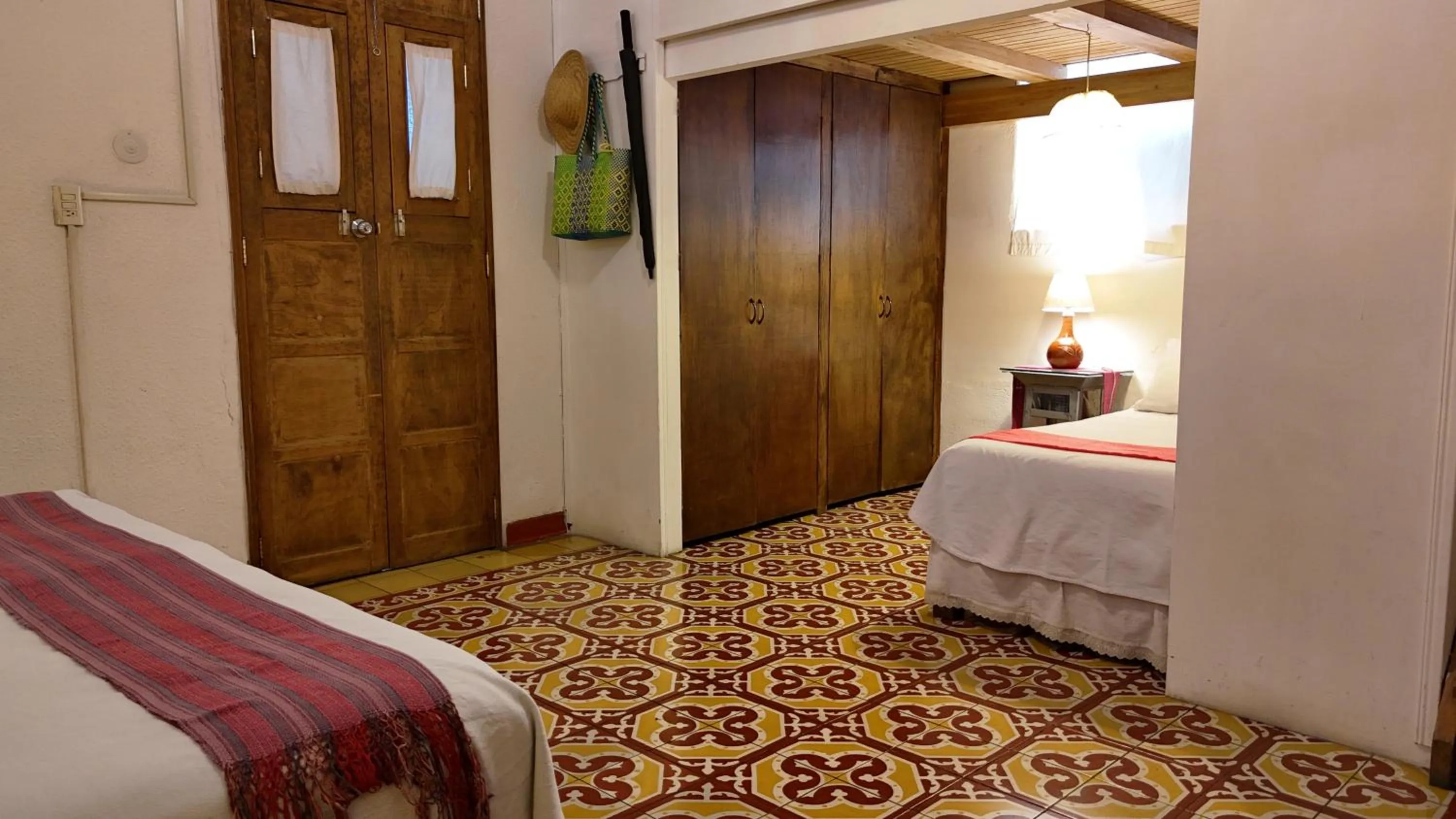 Bed in El Diablo y la Sandia B&B