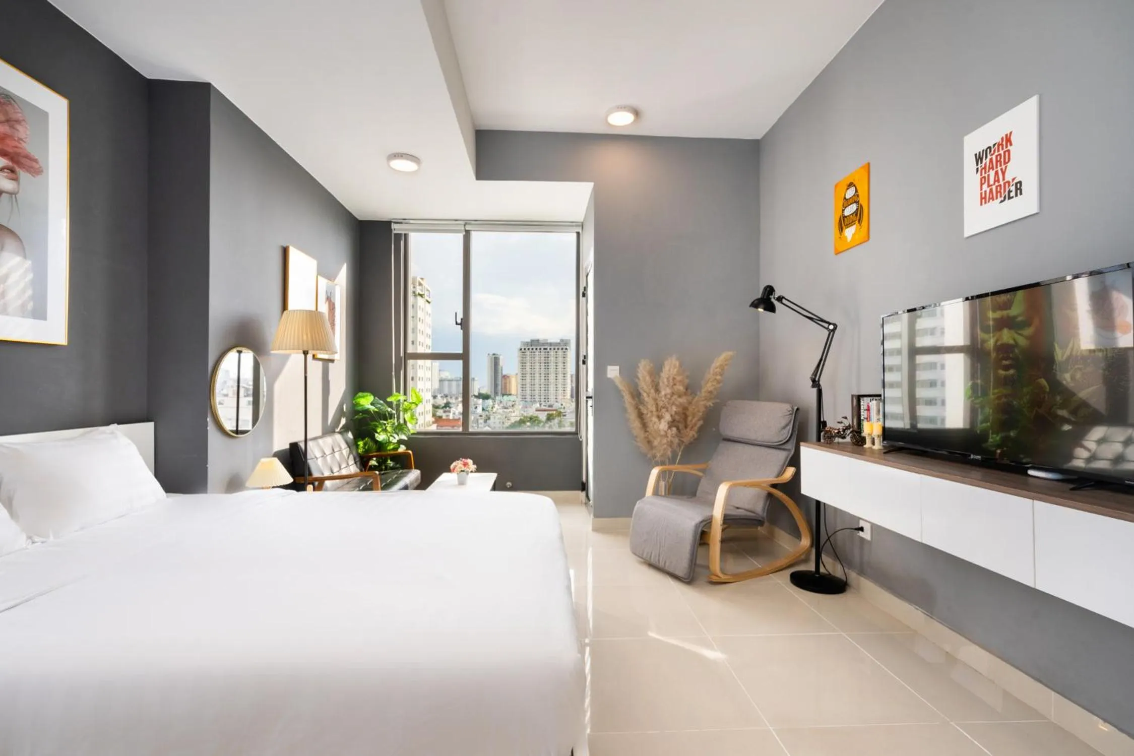 Bed in TeeUp Home - Infinity Pool Signature