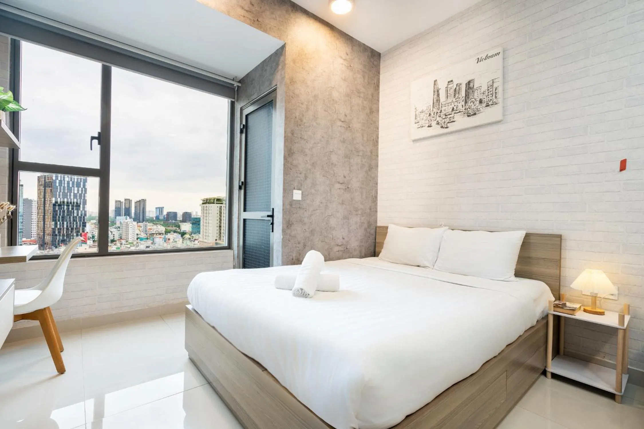 Bed in TeeUp Home - Infinity Pool Signature