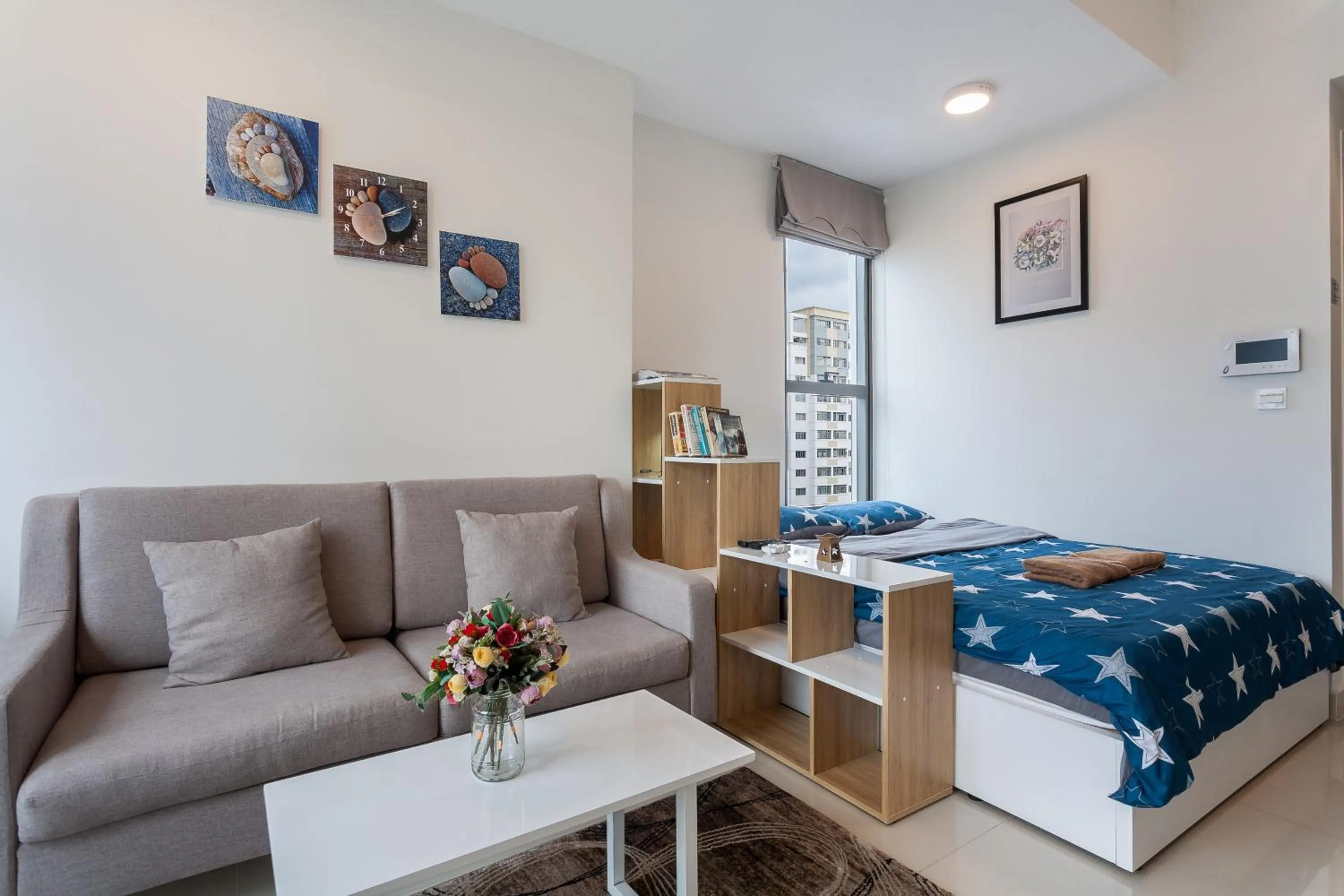 Bed in TeeUp Home - Infinity Pool Signature