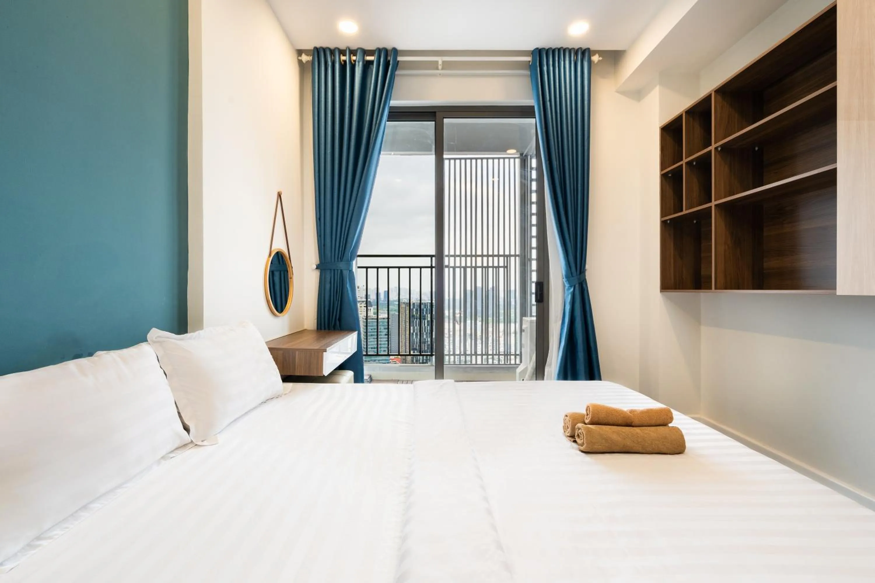 Bed in TeeUp Home - Infinity Pool Signature