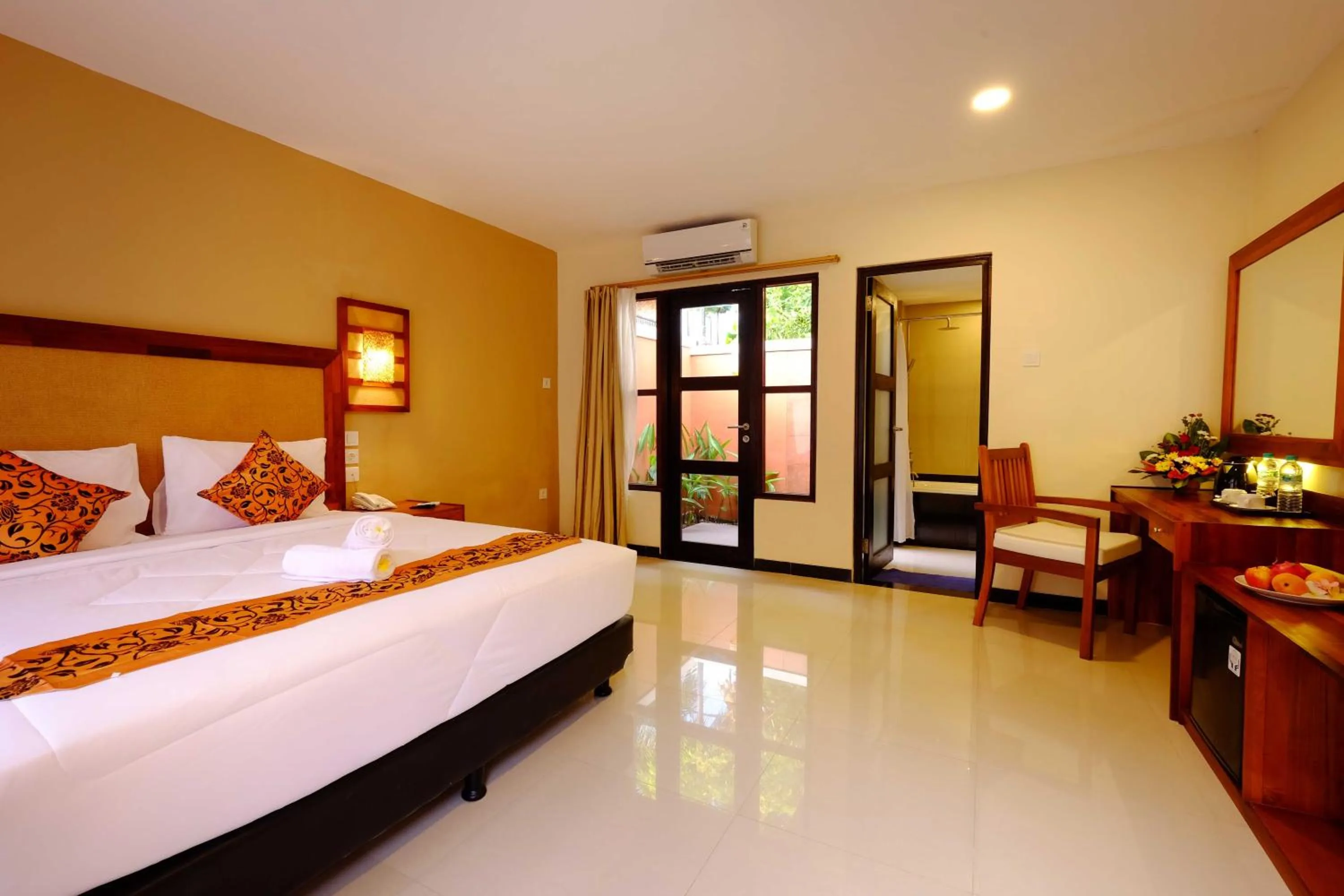 Bed in Sari Villa Ubud