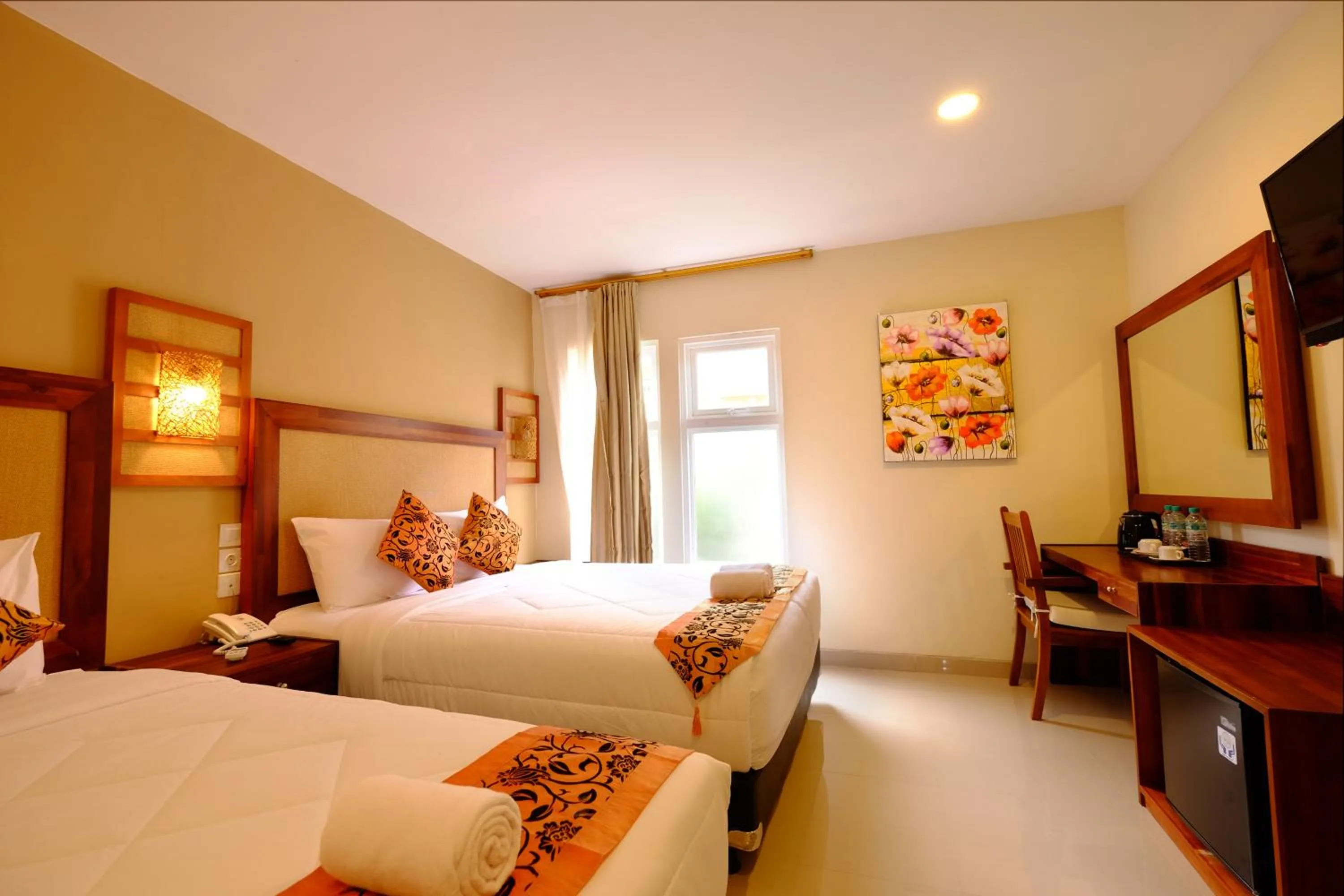 Bed in Sari Villa Ubud